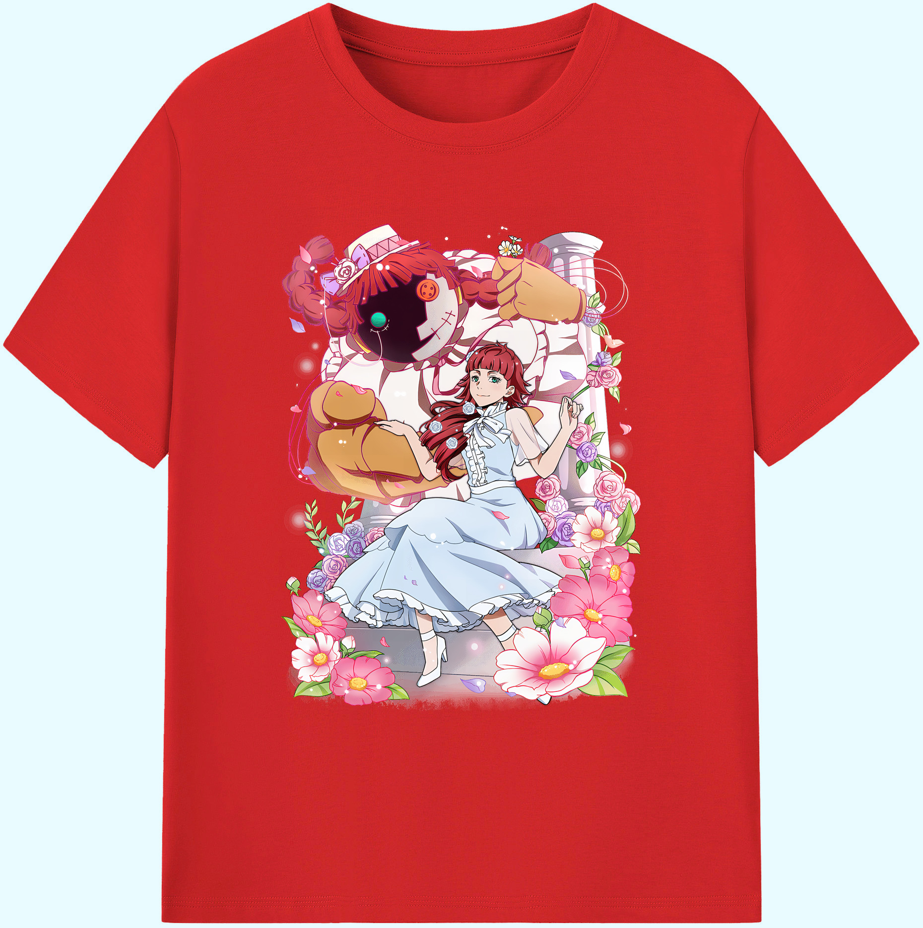 （画像用） 文豪ストレイドッグス Bungo Stray Dogs 綿100％ メンズ半袖Tシャツ｜肌触りやわらか＆通気性