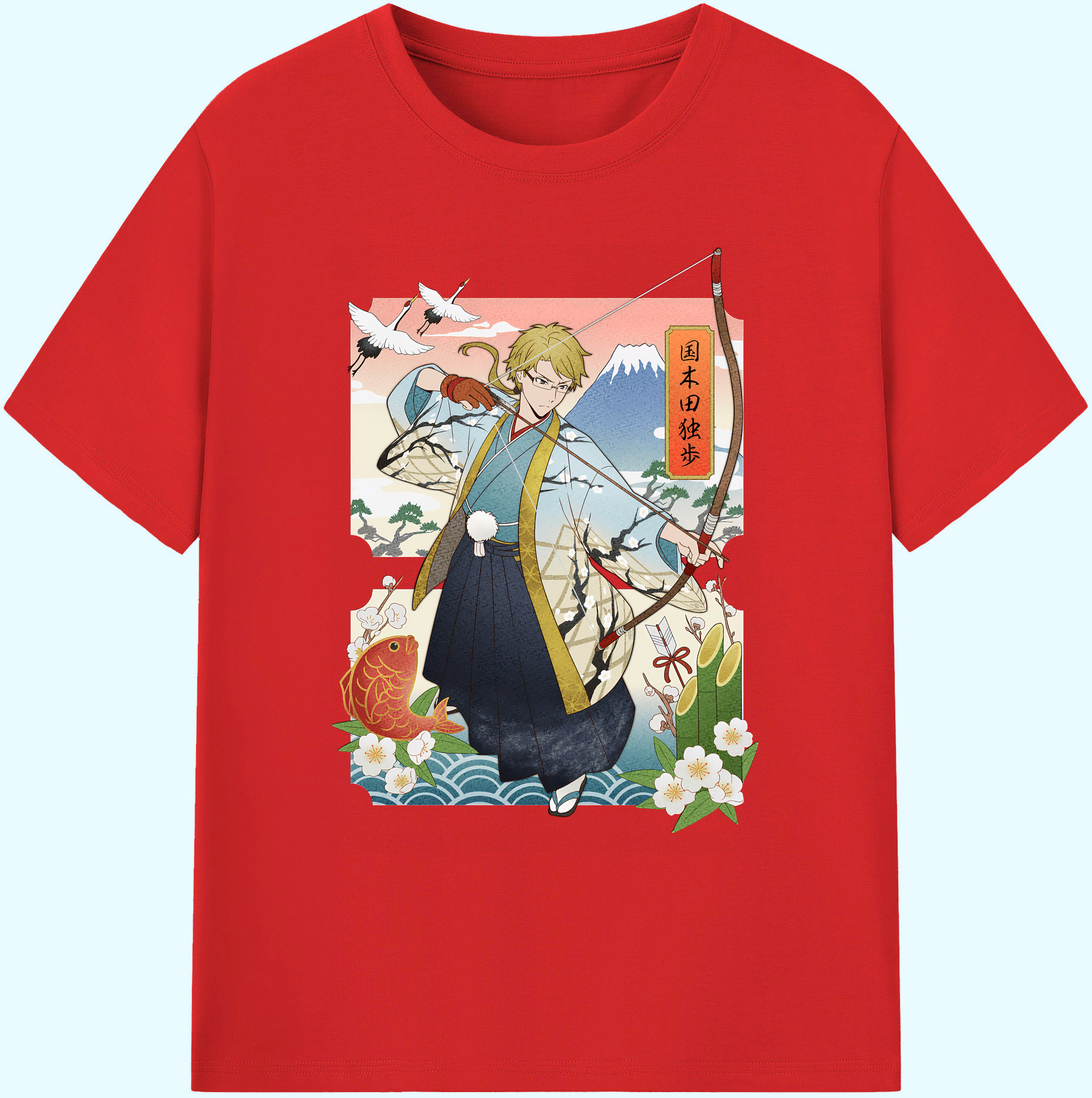 （画像用） 文豪ストレイドッグス Bungo Stray Dogs 綿100％ メンズ半袖Tシャツ｜肌触りやわらか＆通気性