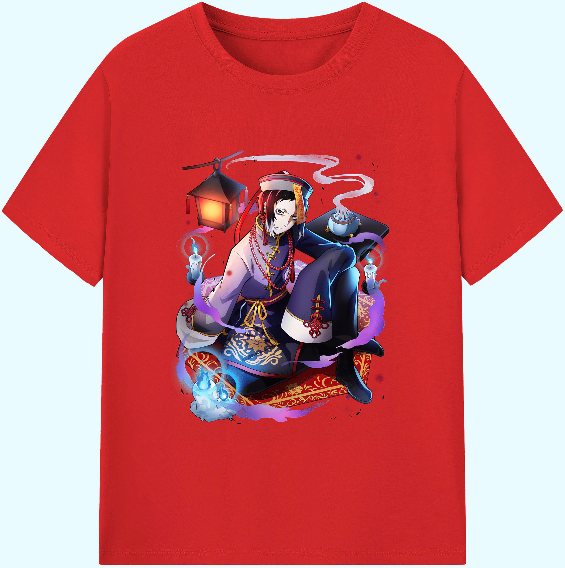 （画像用） 文豪ストレイドッグス Bungo Stray Dogs 綿100％ メンズ半袖Tシャツ｜肌触りやわらか＆通気性