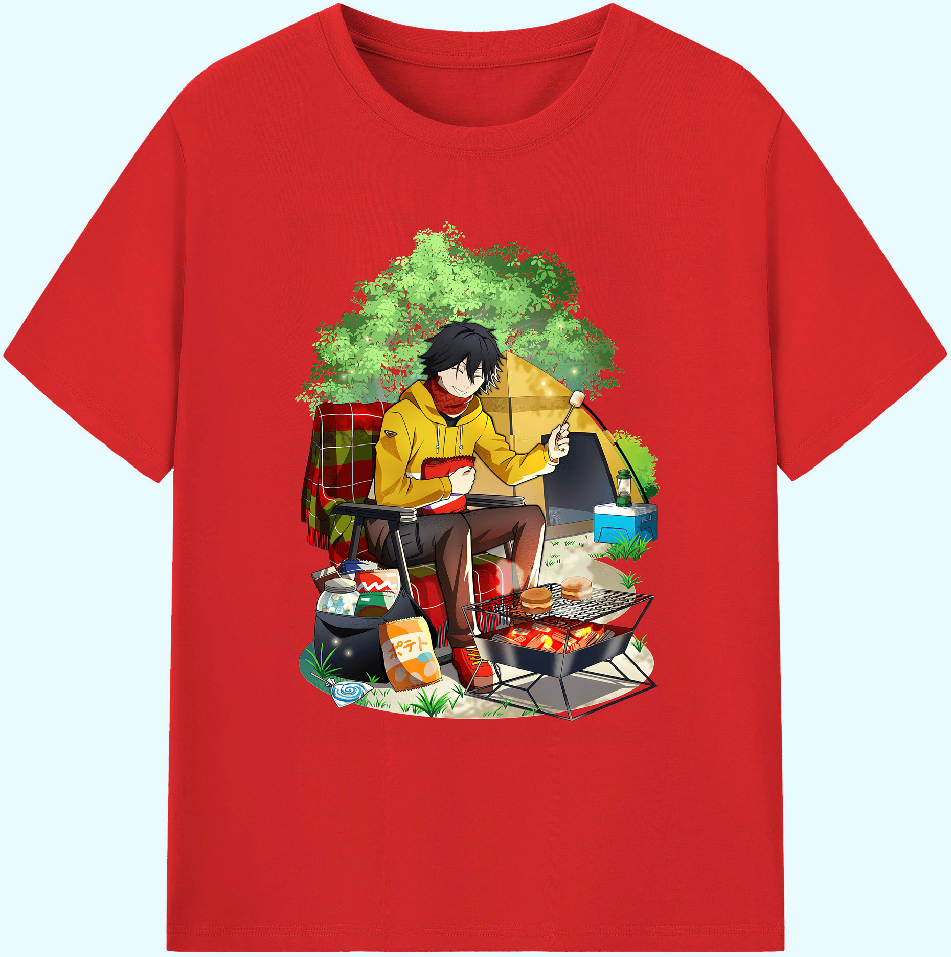 （画像用） 文豪ストレイドッグス Bungo Stray Dogs 綿100％ メンズ半袖Tシャツ｜肌触りやわらか＆通気性