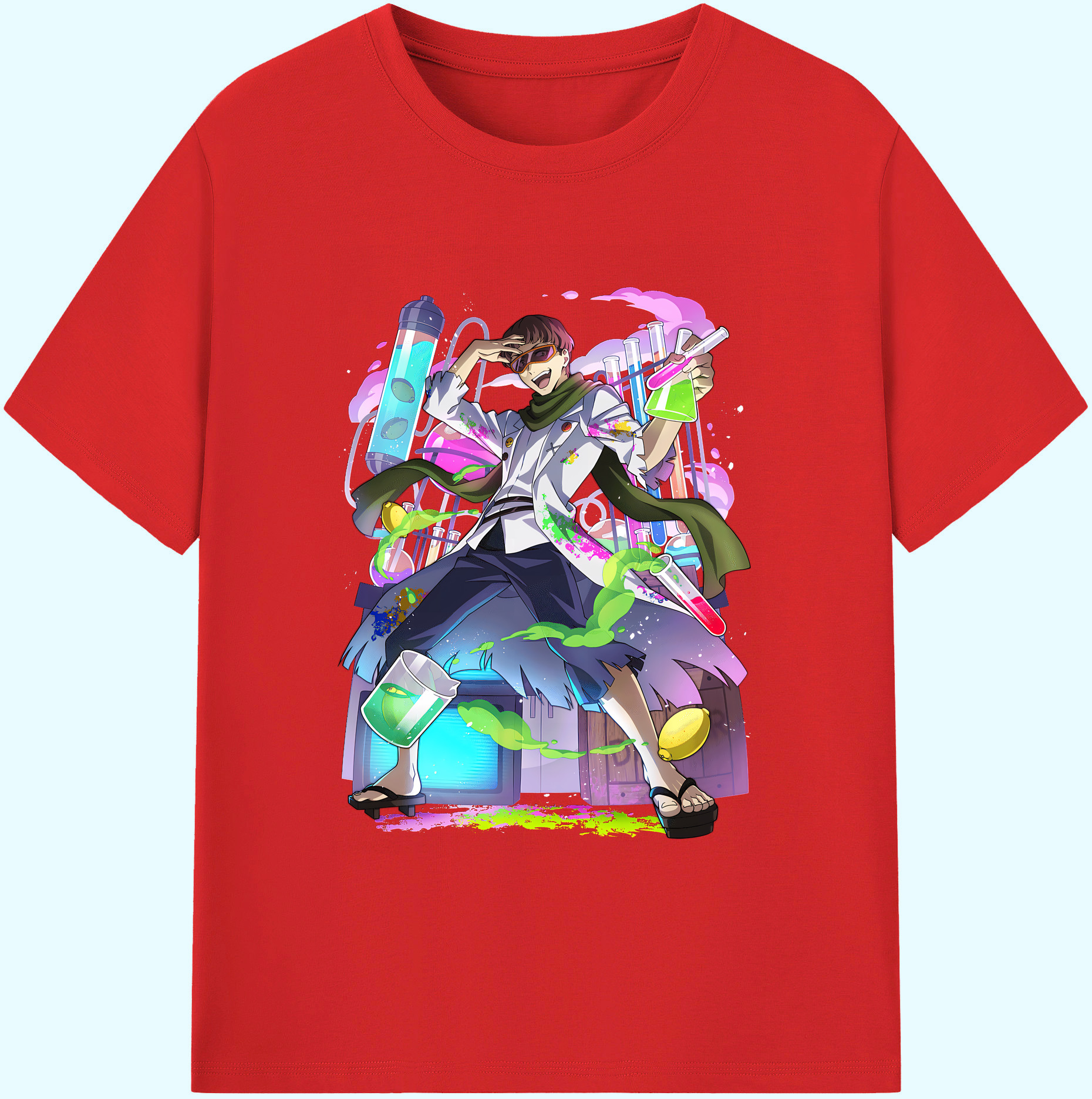 （画像用） 文豪ストレイドッグス Bungo Stray Dogs 綿100％ メンズ半袖Tシャツ｜肌触りやわらか＆通気性
