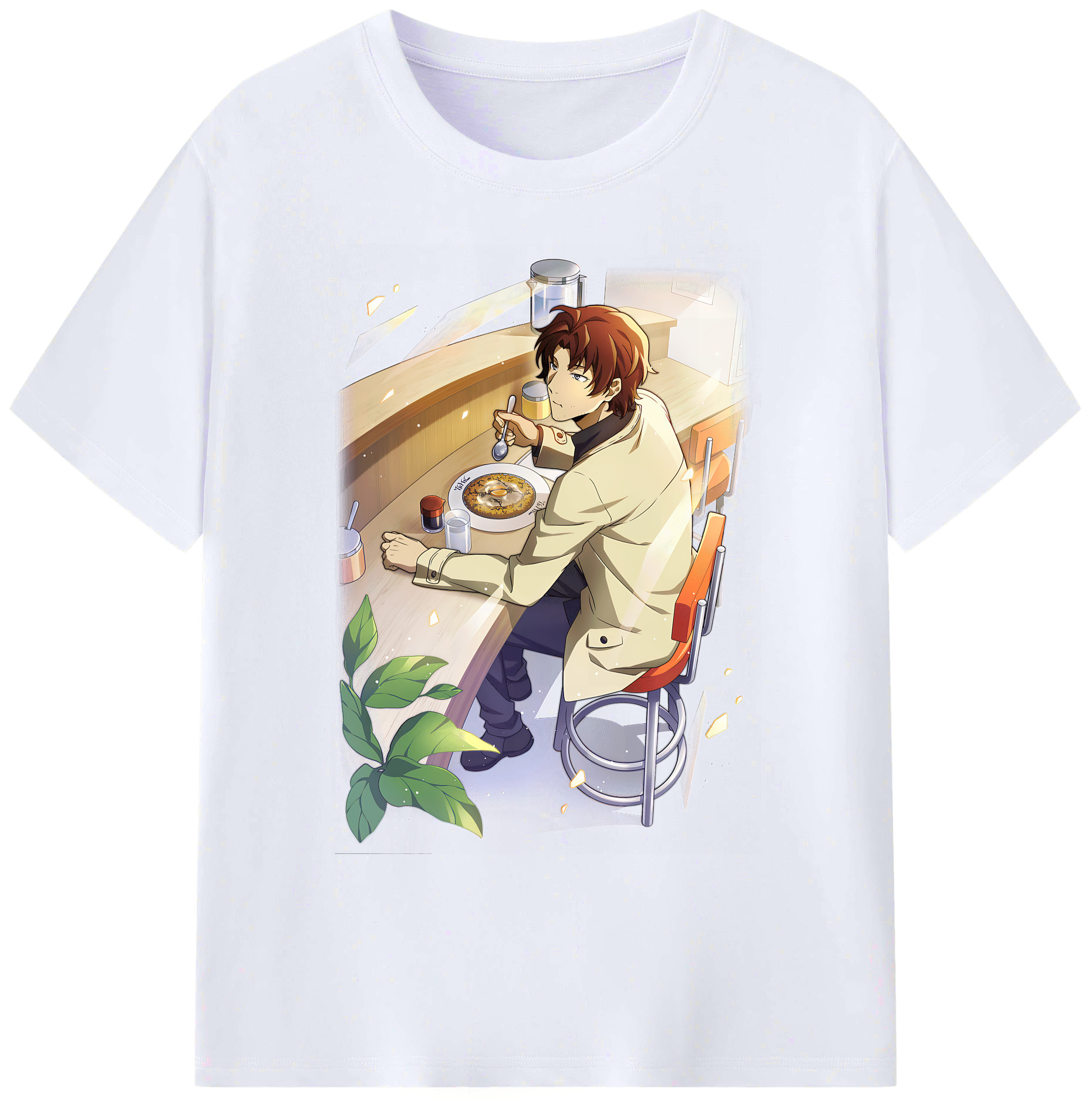 （画像用） 文豪ストレイドッグス Bungo Stray Dogs 綿100％ メンズ半袖Tシャツ｜肌触りやわらか＆通気性