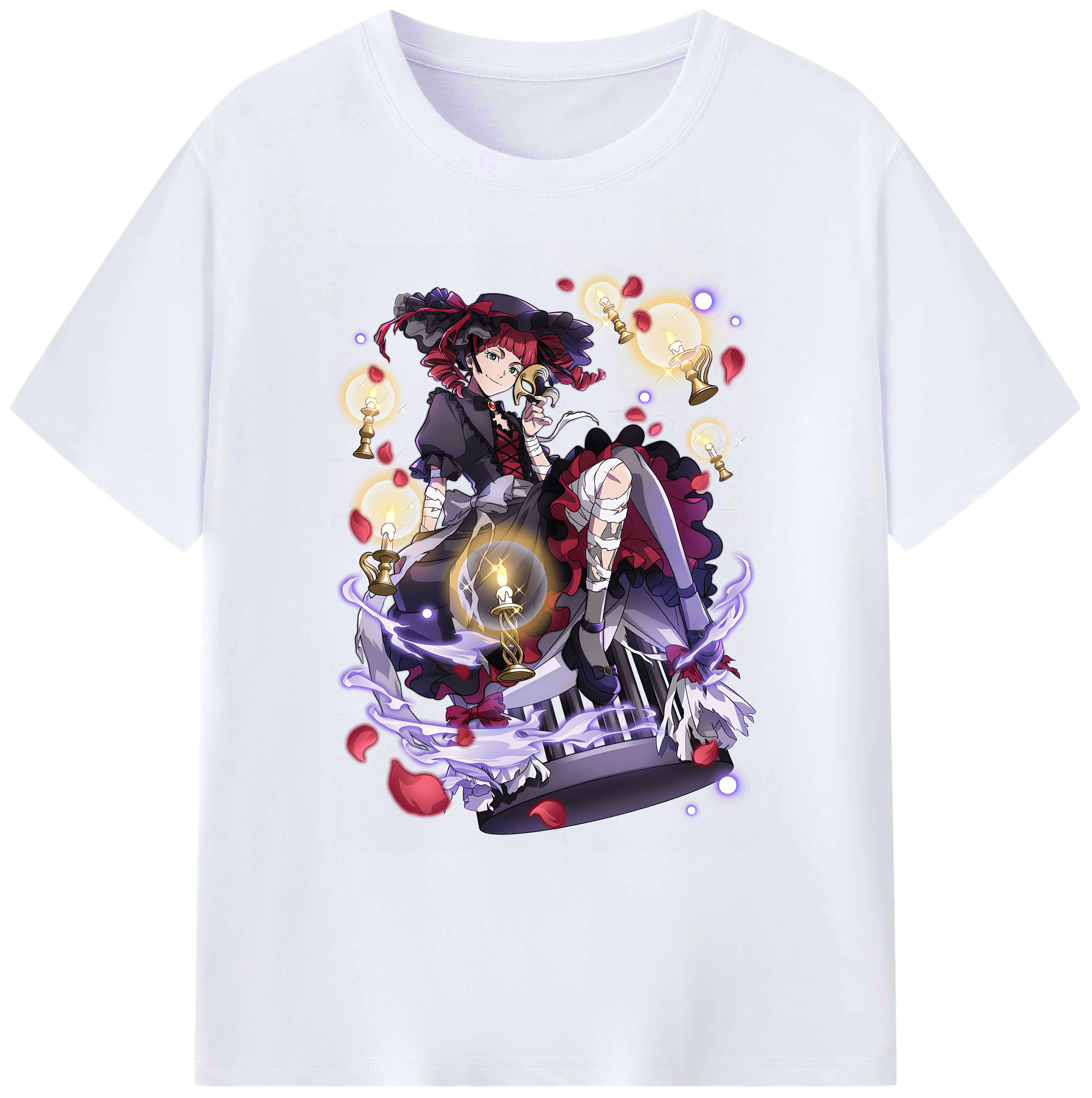 （画像用） 文豪ストレイドッグス Bungo Stray Dogs 綿100％ メンズ半袖Tシャツ｜肌触りやわらか＆通気性