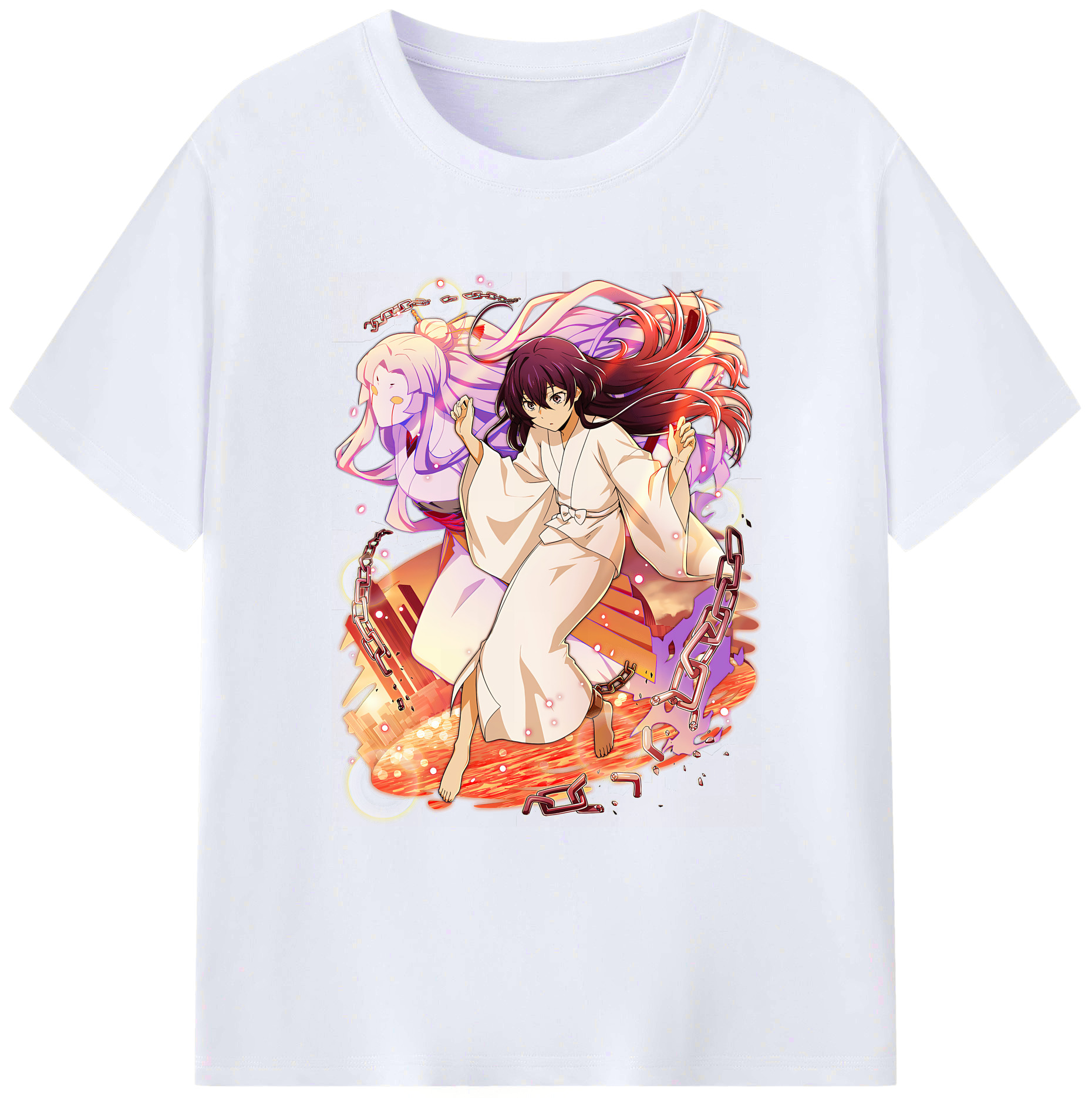 （画像用） 文豪ストレイドッグス Bungo Stray Dogs 綿100％ メンズ半袖Tシャツ｜肌触りやわらか＆通気性