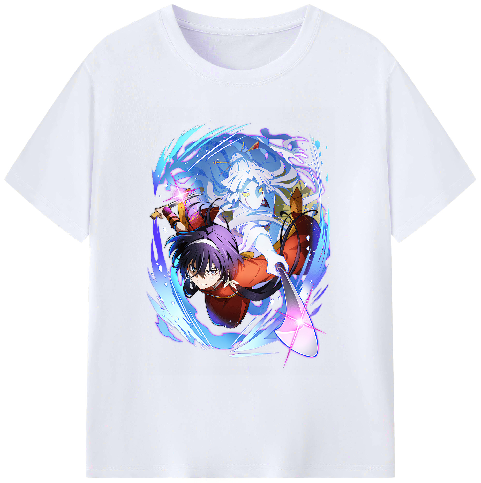 （画像用） 文豪ストレイドッグス Bungo Stray Dogs 綿100％ メンズ半袖Tシャツ｜肌触りやわらか＆通気性