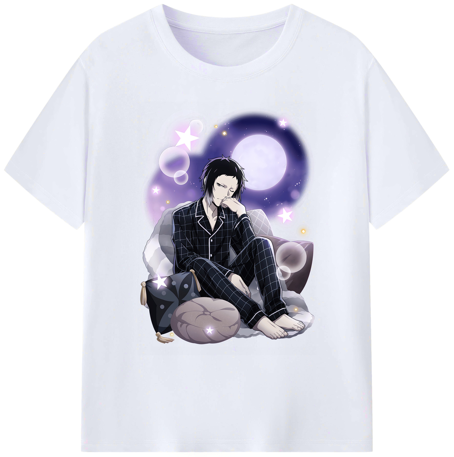 （画像用） 文豪ストレイドッグス Bungo Stray Dogs 綿100％ メンズ半袖Tシャツ｜肌触りやわらか＆通気性