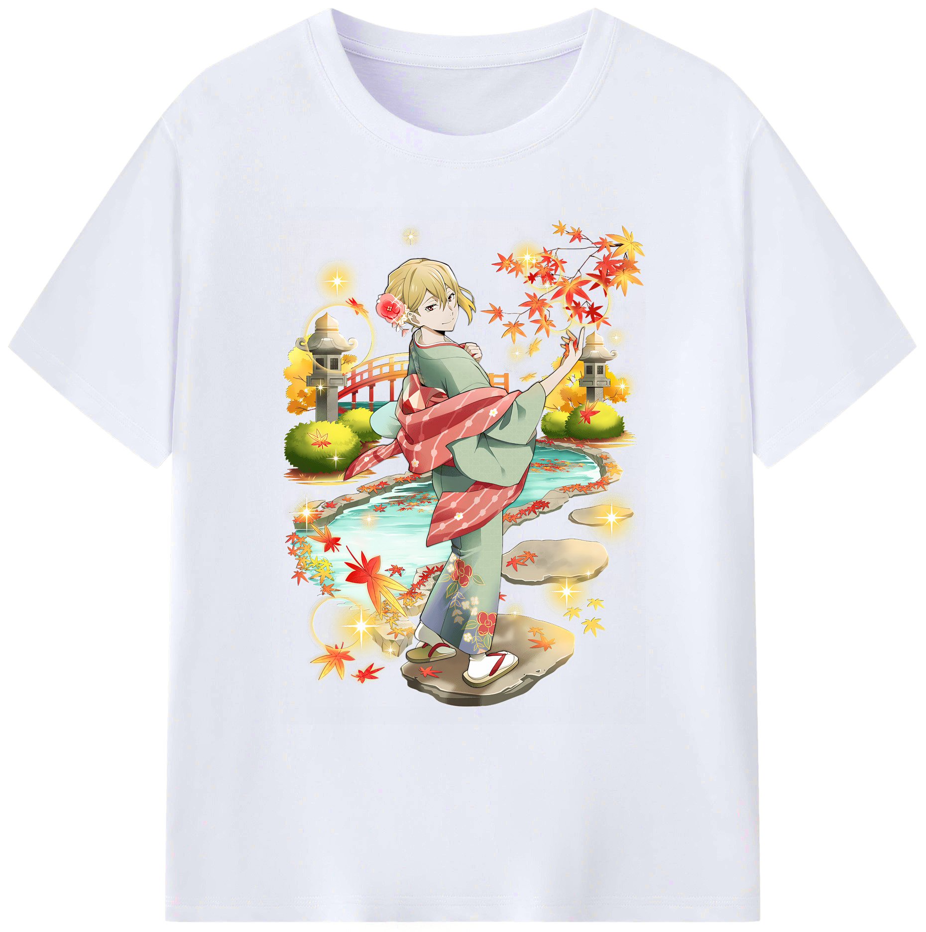 （画像用） 文豪ストレイドッグス Bungo Stray Dogs 綿100％ メンズ半袖Tシャツ｜肌触りやわらか＆通気性