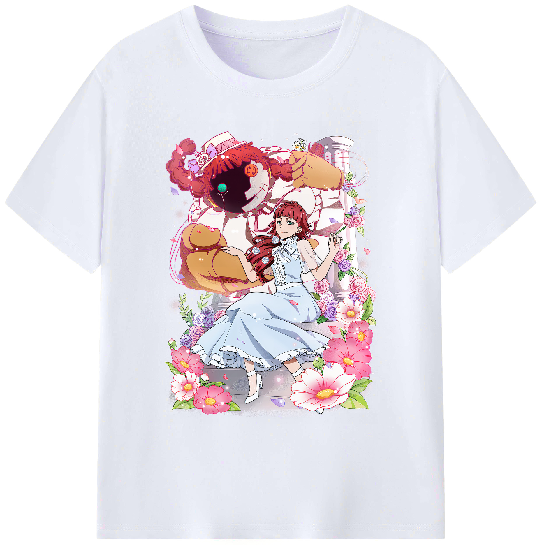 （画像用） 文豪ストレイドッグス Bungo Stray Dogs 綿100％ メンズ半袖Tシャツ｜肌触りやわらか＆通気性