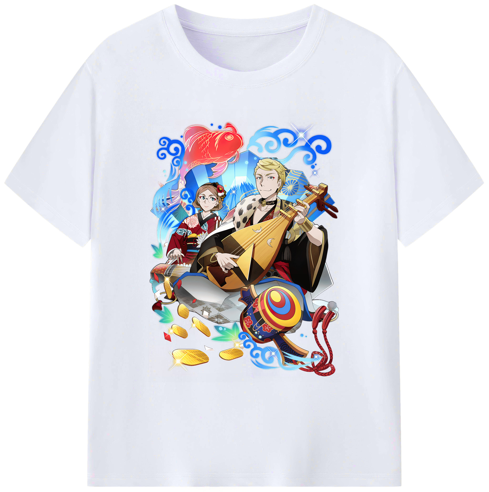 （画像用） 文豪ストレイドッグス Bungo Stray Dogs 綿100％ メンズ半袖Tシャツ｜肌触りやわらか＆通気性