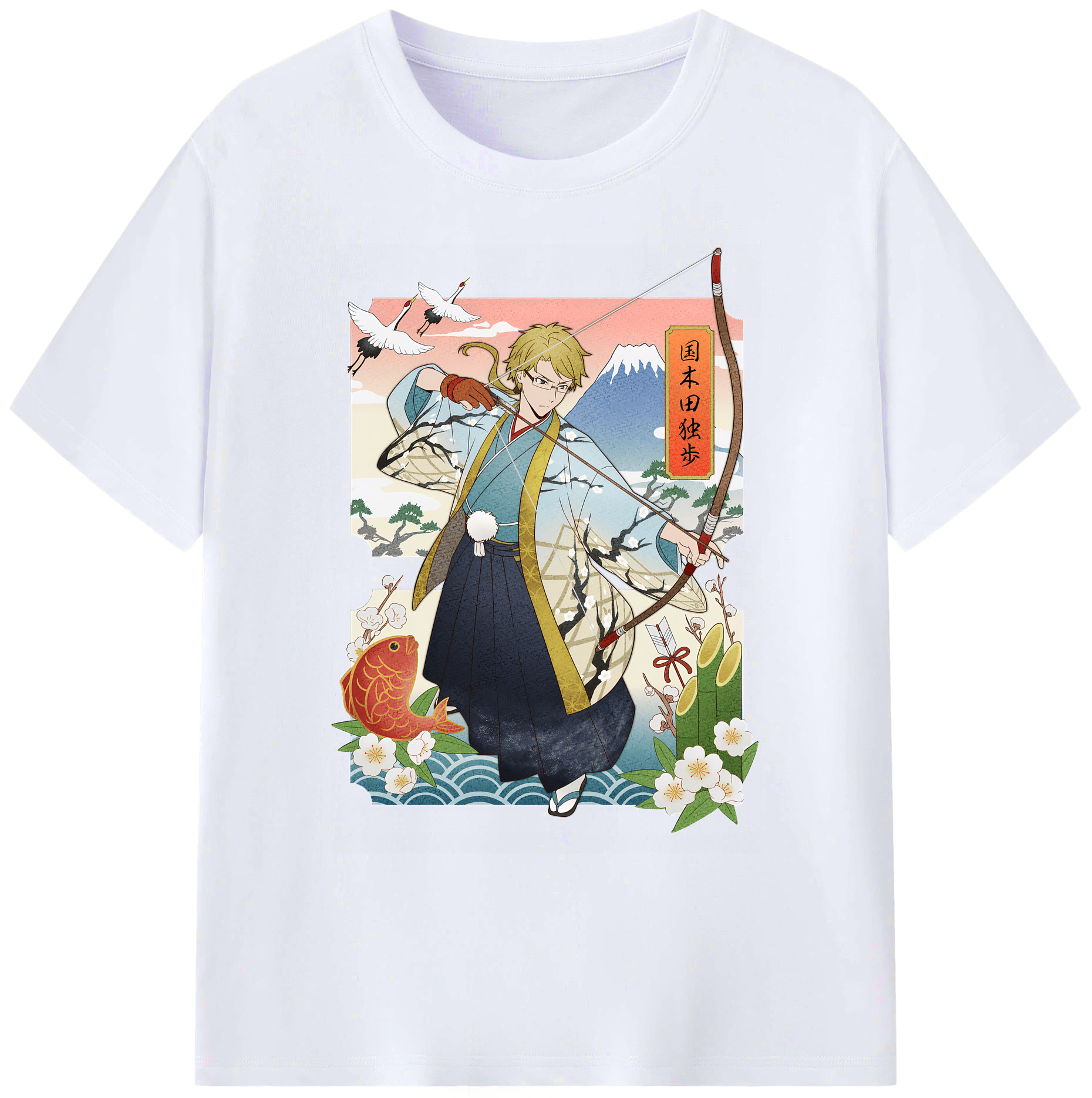 （画像用） 文豪ストレイドッグス Bungo Stray Dogs 綿100％ メンズ半袖Tシャツ｜肌触りやわらか＆通気性