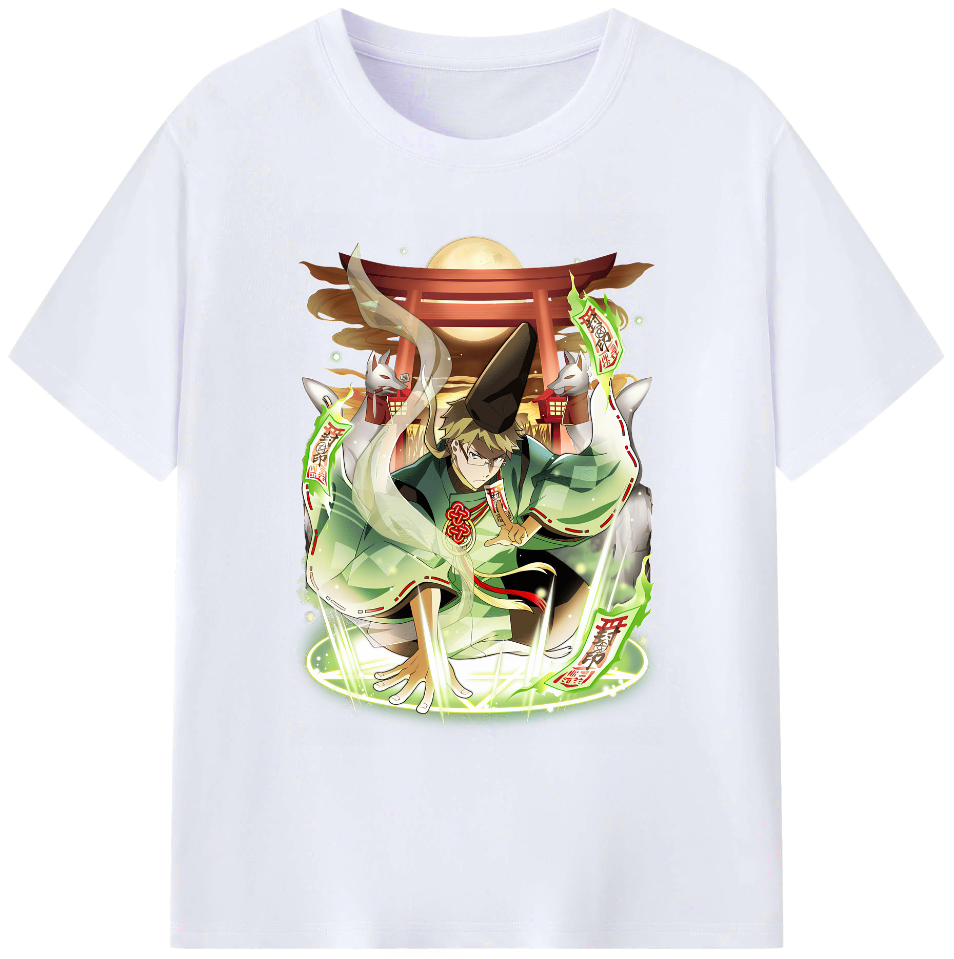 （画像用） 文豪ストレイドッグス Bungo Stray Dogs 綿100％ メンズ半袖Tシャツ｜肌触りやわらか＆通気性