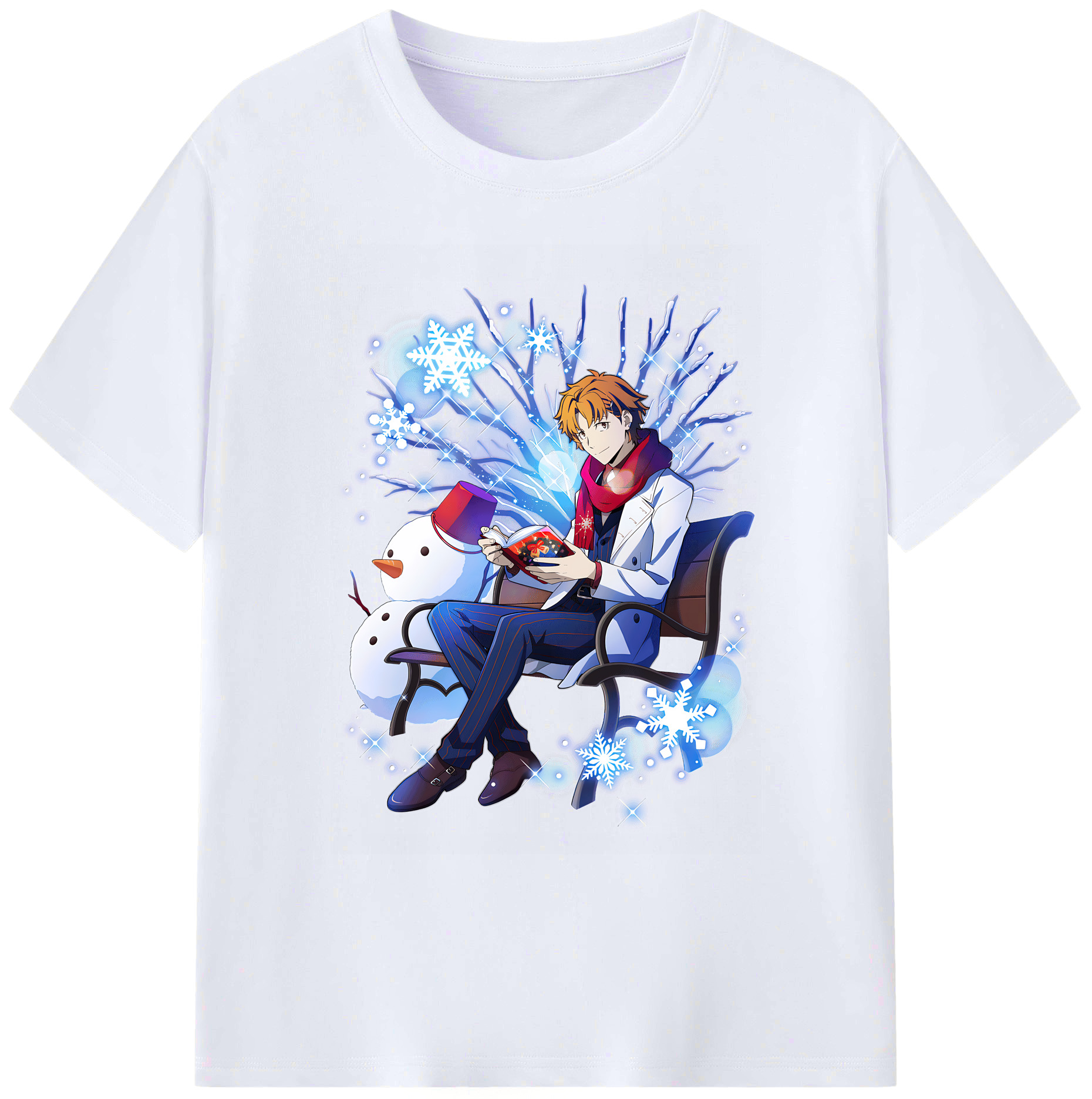 （画像用） 文豪ストレイドッグス Bungo Stray Dogs 綿100％ メンズ半袖Tシャツ｜肌触りやわらか＆通気性