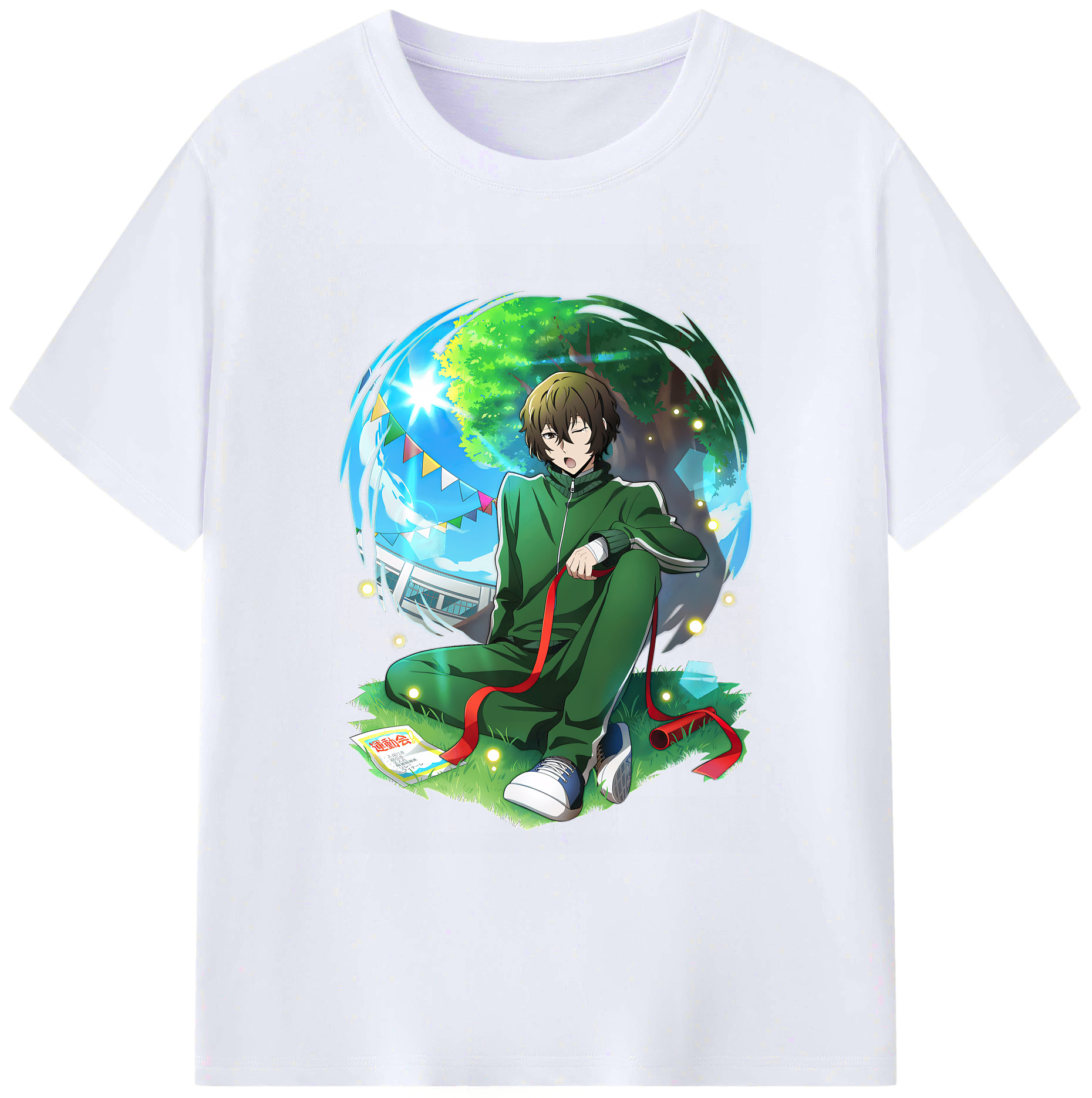 （画像用） 文豪ストレイドッグス Bungo Stray Dogs 綿100％ メンズ半袖Tシャツ｜肌触りやわらか＆通気性