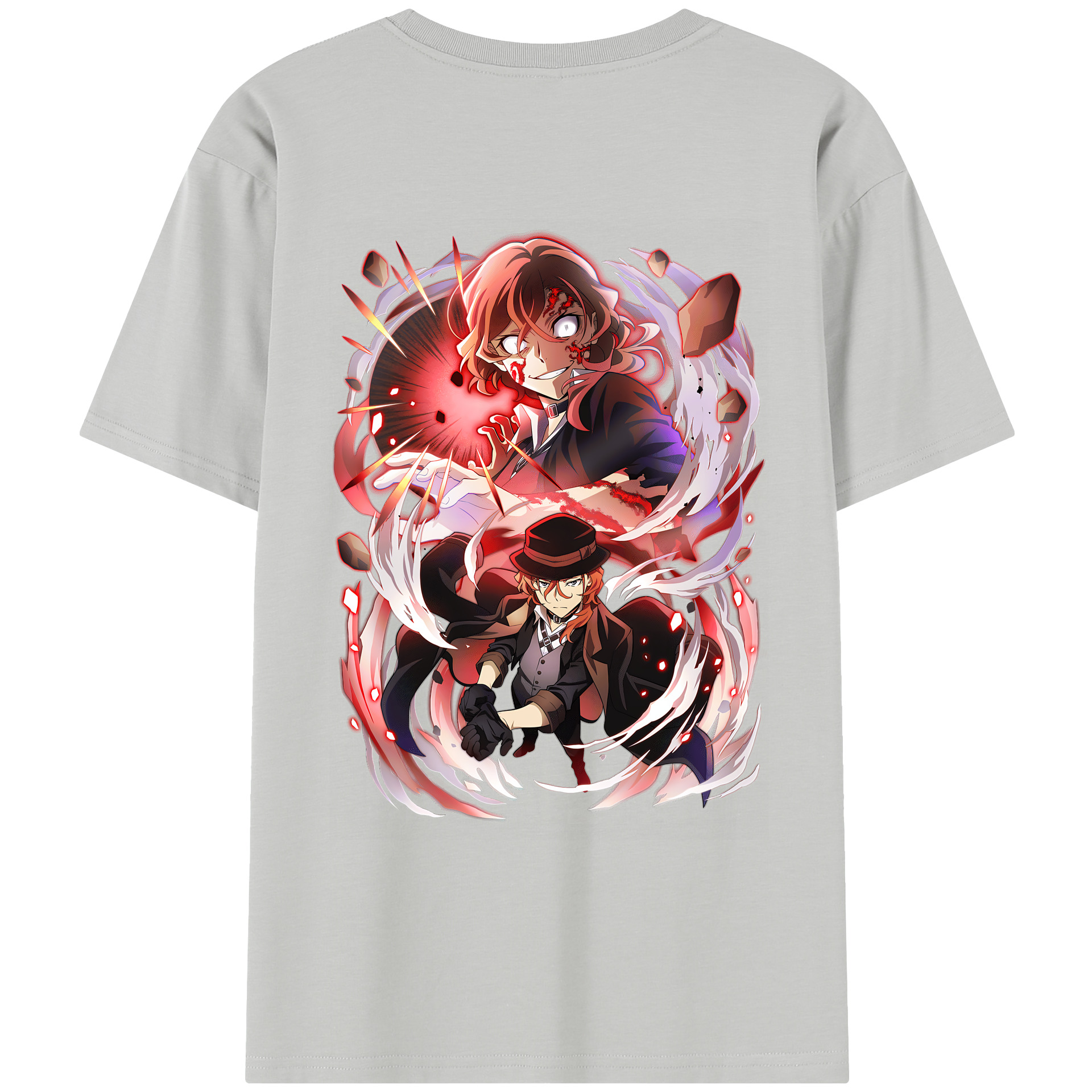 （画像用） 文豪ストレイドッグス Bungo Stray Dogs レディース半袖Tシャツ(バックプリント)