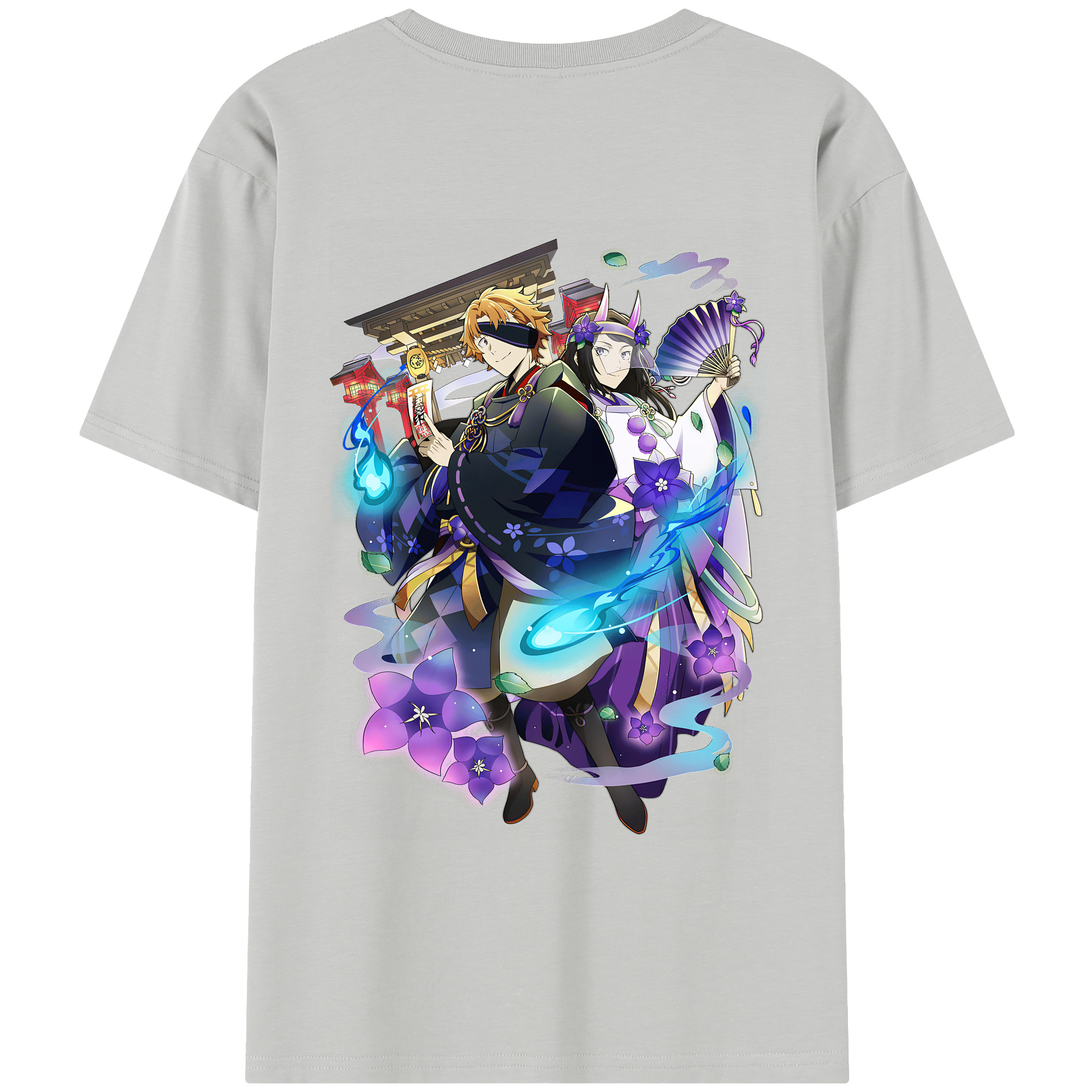 （画像用） 文豪ストレイドッグス Bungo Stray Dogs レディース半袖Tシャツ(バックプリント)