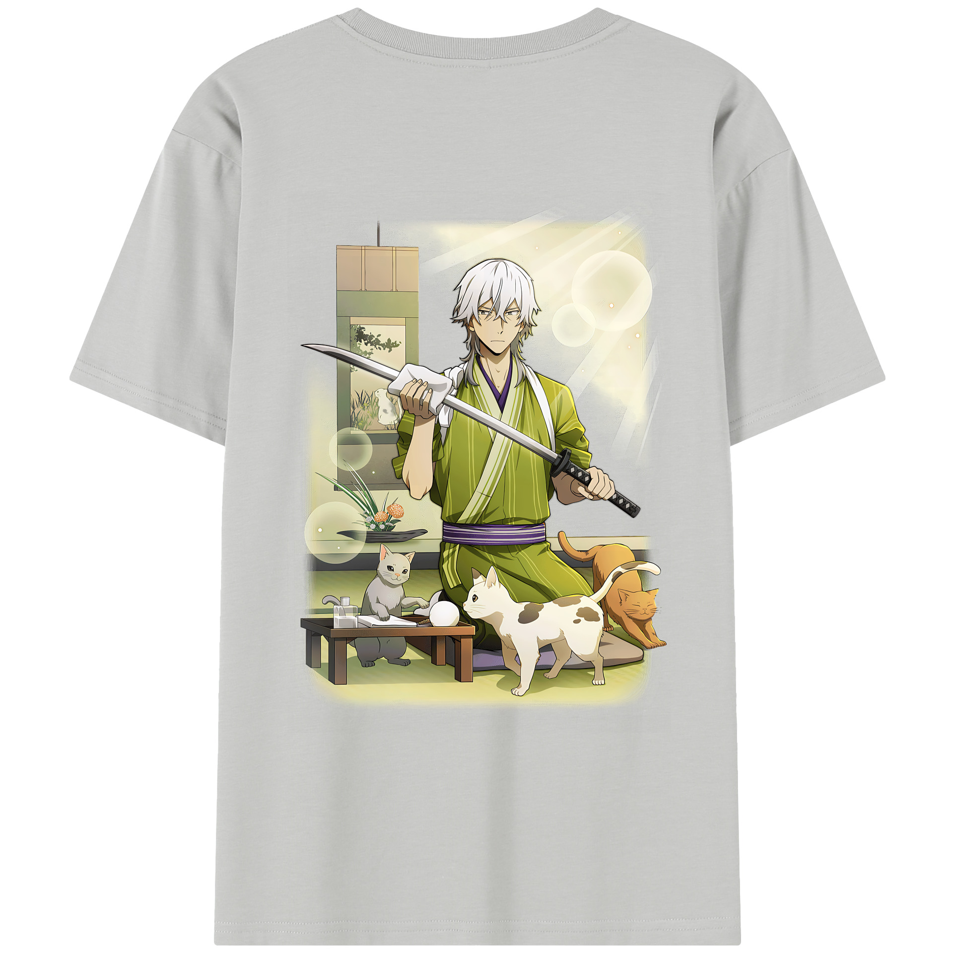 （画像用） 文豪ストレイドッグス Bungo Stray Dogs レディース半袖Tシャツ(バックプリント)