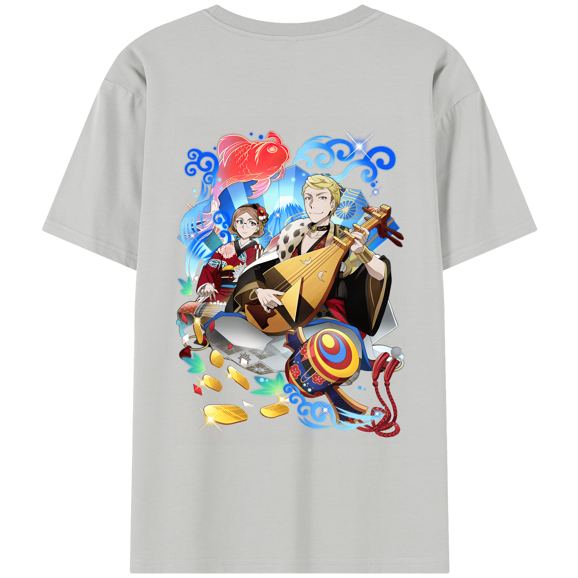 （画像用） 文豪ストレイドッグス Bungo Stray Dogs レディース半袖Tシャツ(バックプリント)