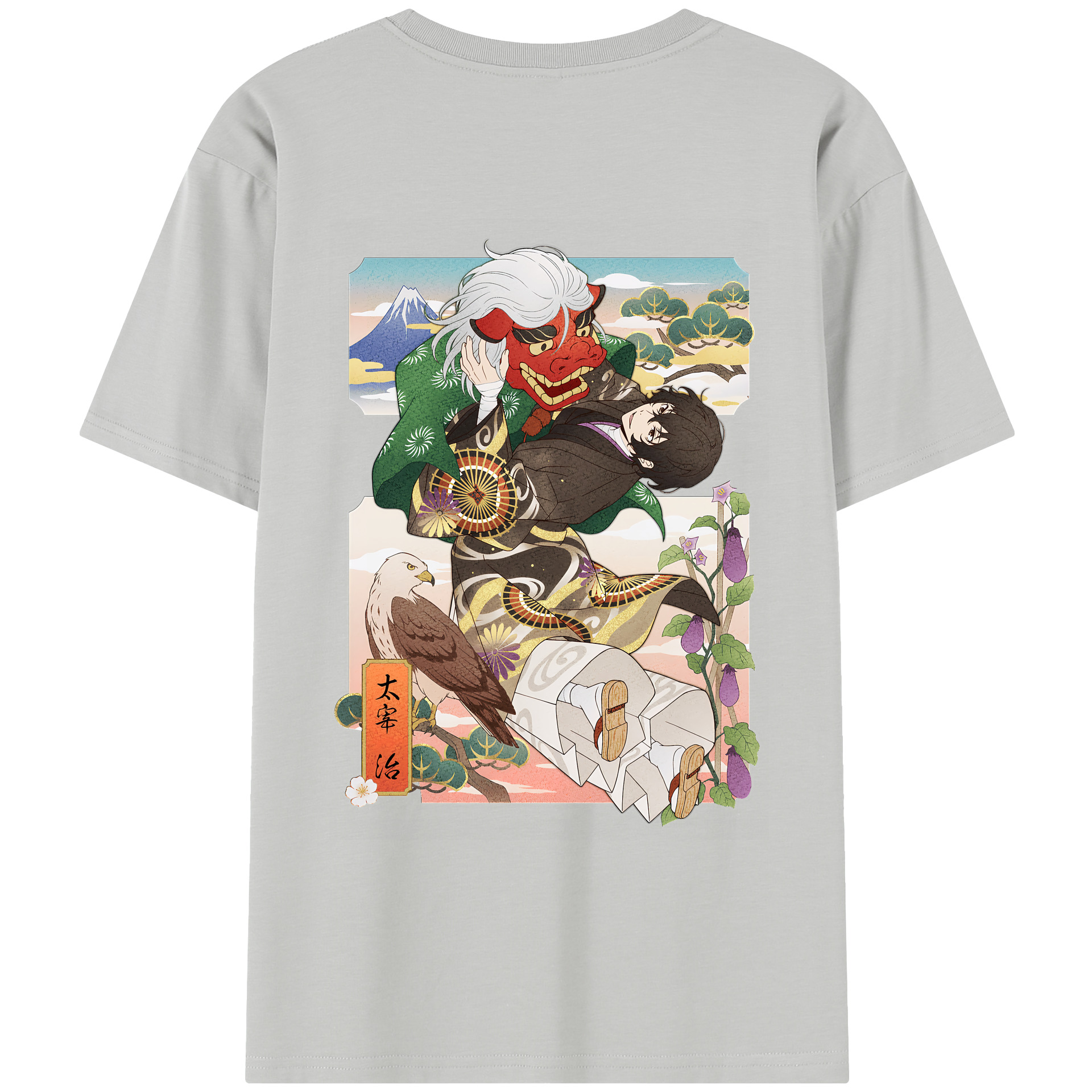 文豪ストレイドッグス Bungo Stray Dogs レディース半袖Tシャツ(バックプリント)