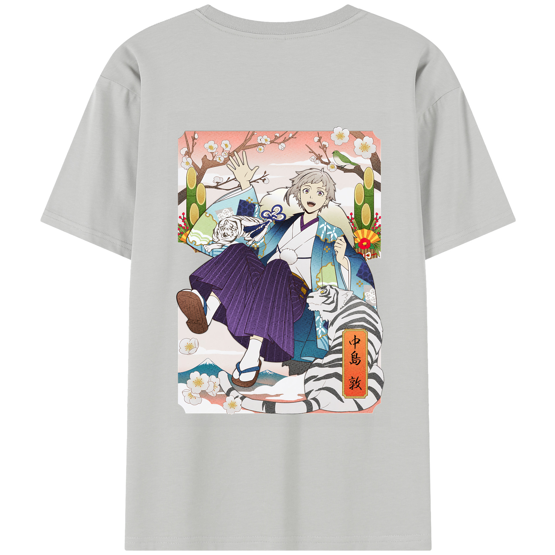（画像用） 文豪ストレイドッグス Bungo Stray Dogs レディース半袖Tシャツ(バックプリント)
