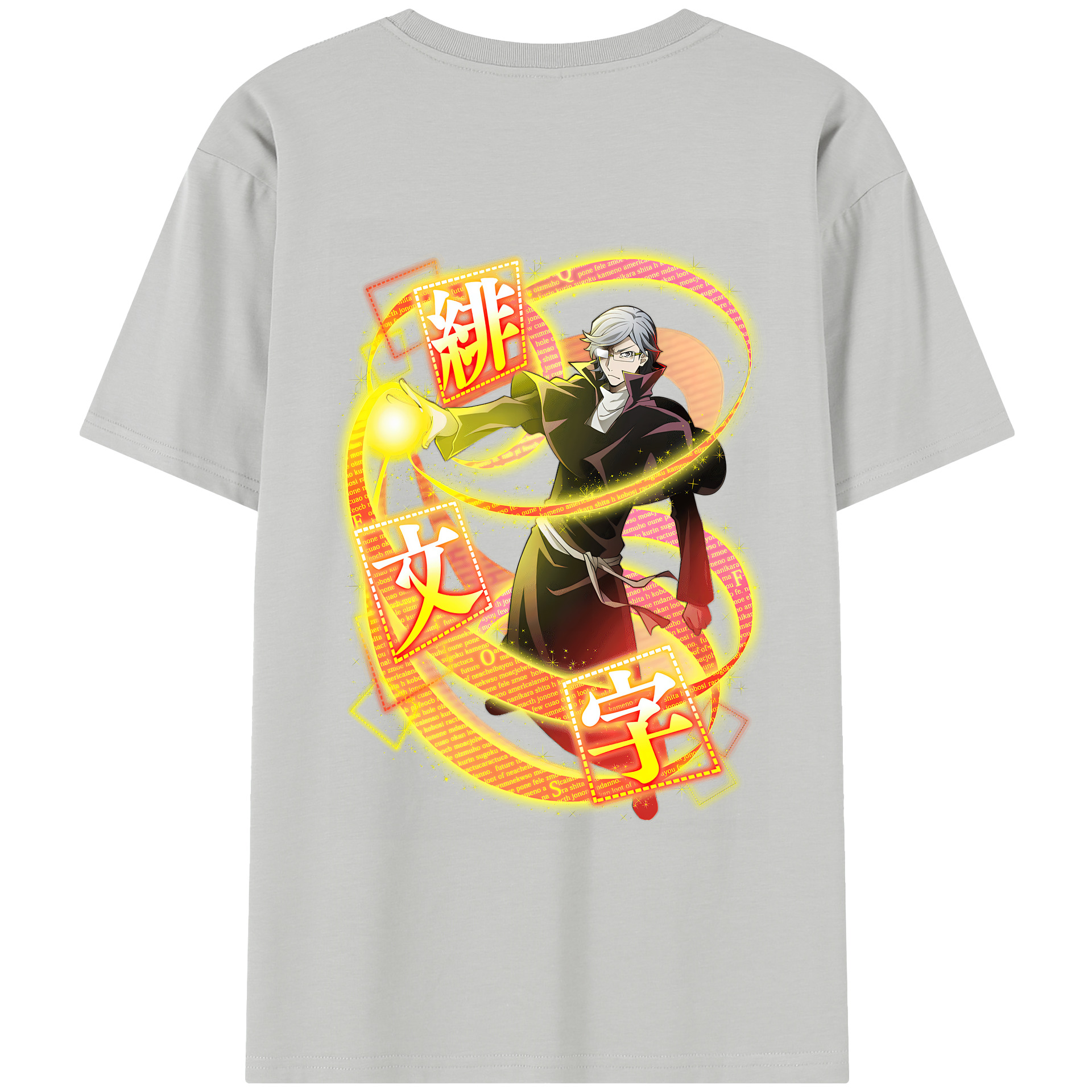 （画像用） 文豪ストレイドッグス Bungo Stray Dogs レディース半袖Tシャツ(バックプリント)
