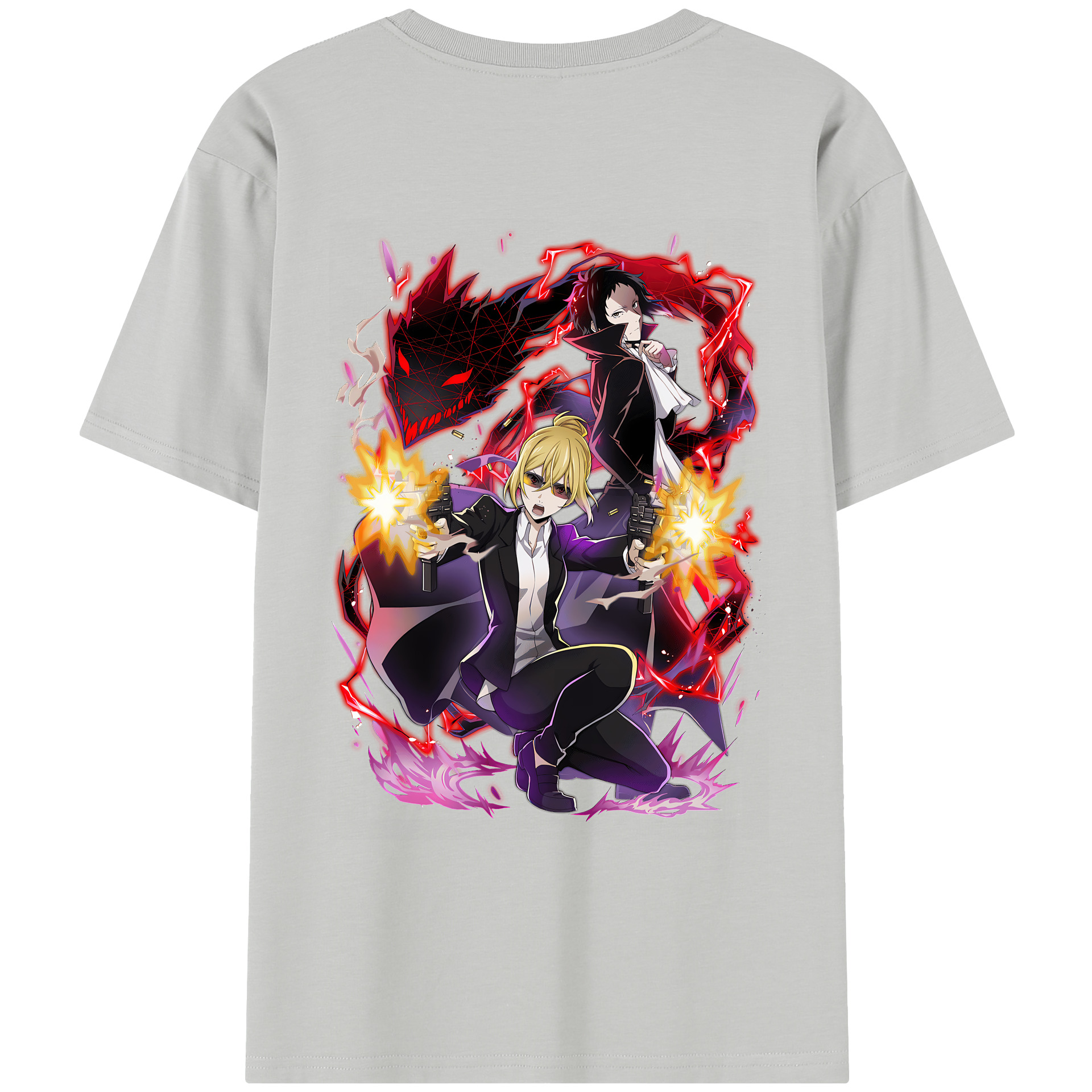 （画像用） 文豪ストレイドッグス Bungo Stray Dogs レディース半袖Tシャツ(バックプリント)