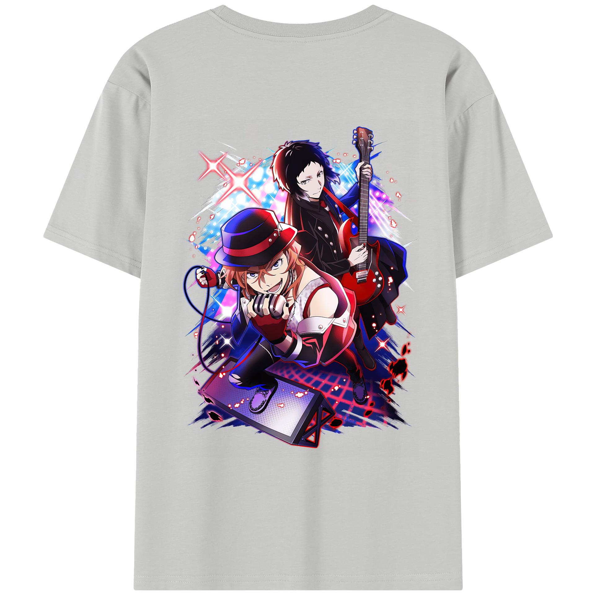 （画像用） 文豪ストレイドッグス Bungo Stray Dogs レディース半袖Tシャツ(バックプリント)