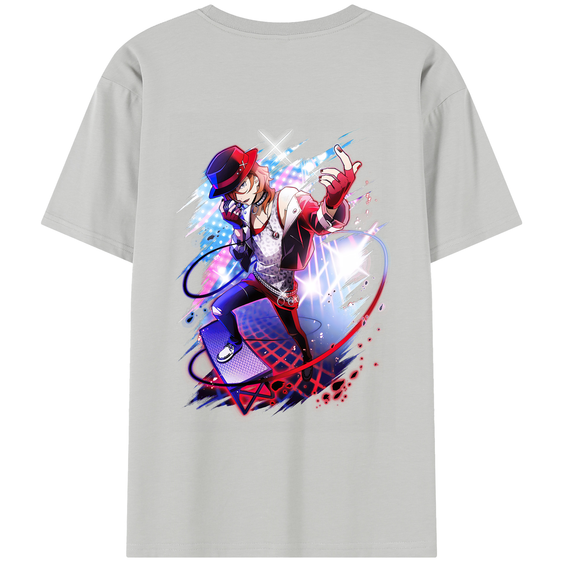 （画像用） 文豪ストレイドッグス Bungo Stray Dogs レディース半袖Tシャツ(バックプリント)