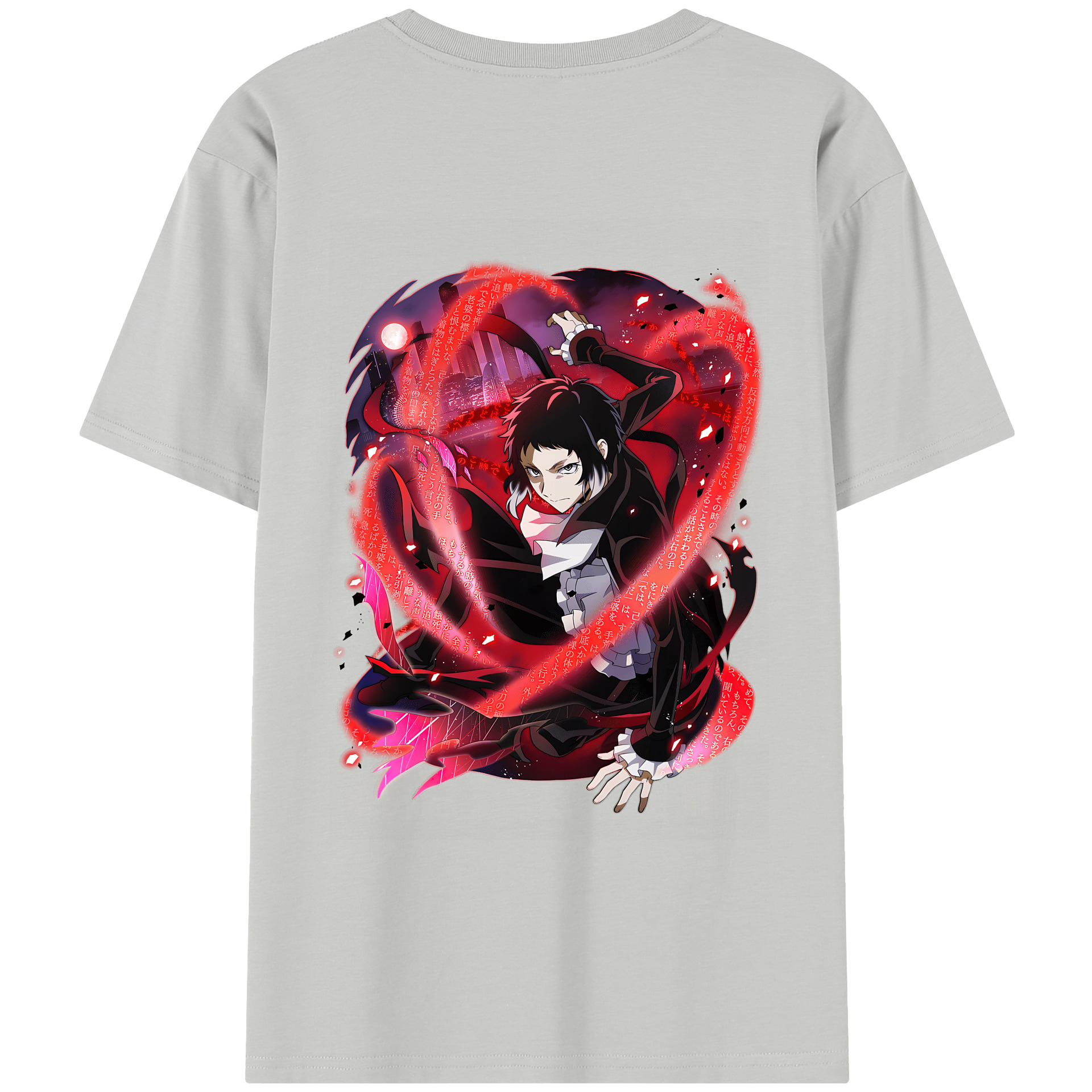 （画像用） 文豪ストレイドッグス Bungo Stray Dogs レディース半袖Tシャツ(バックプリント)