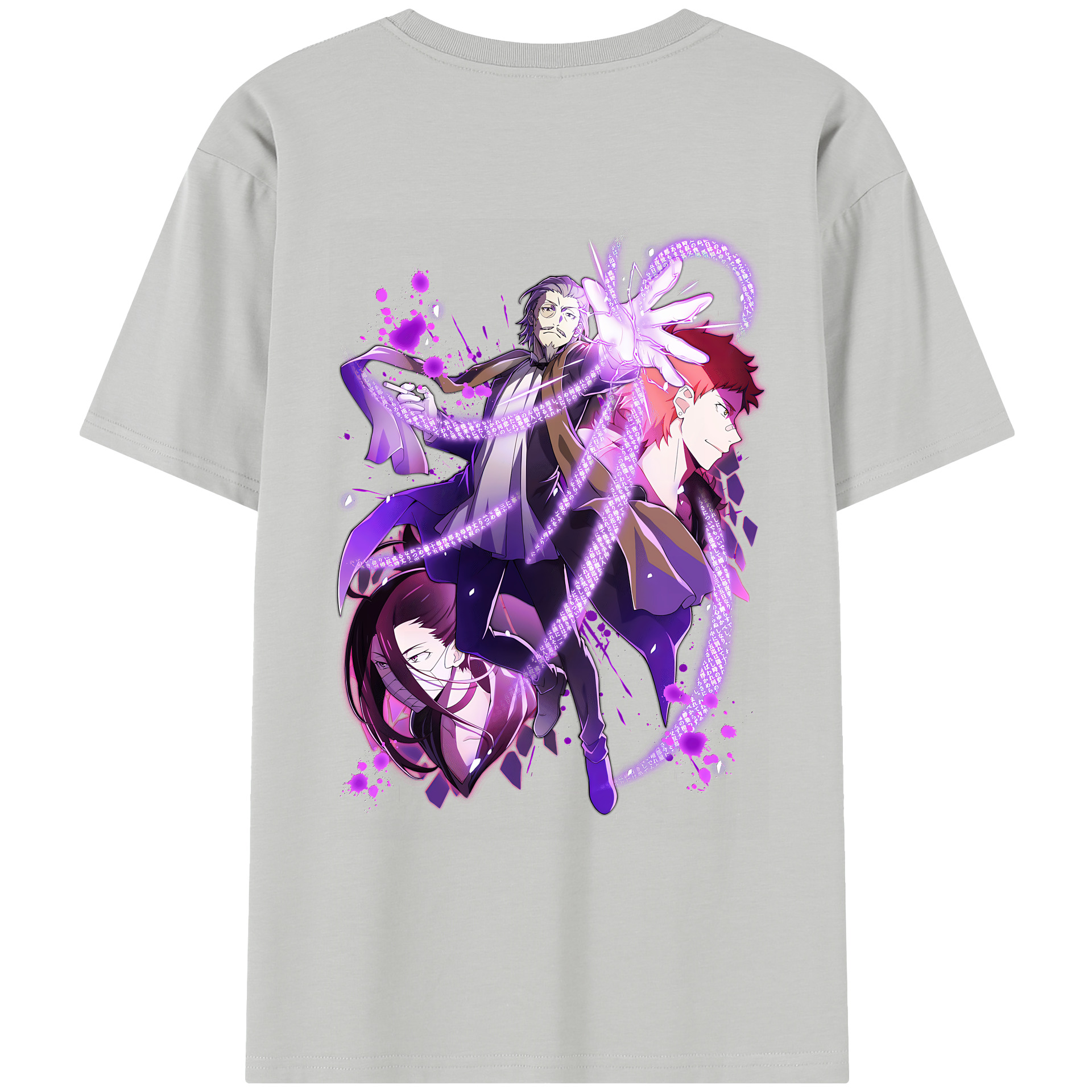 （画像用） 文豪ストレイドッグス Bungo Stray Dogs レディース半袖Tシャツ(バックプリント)