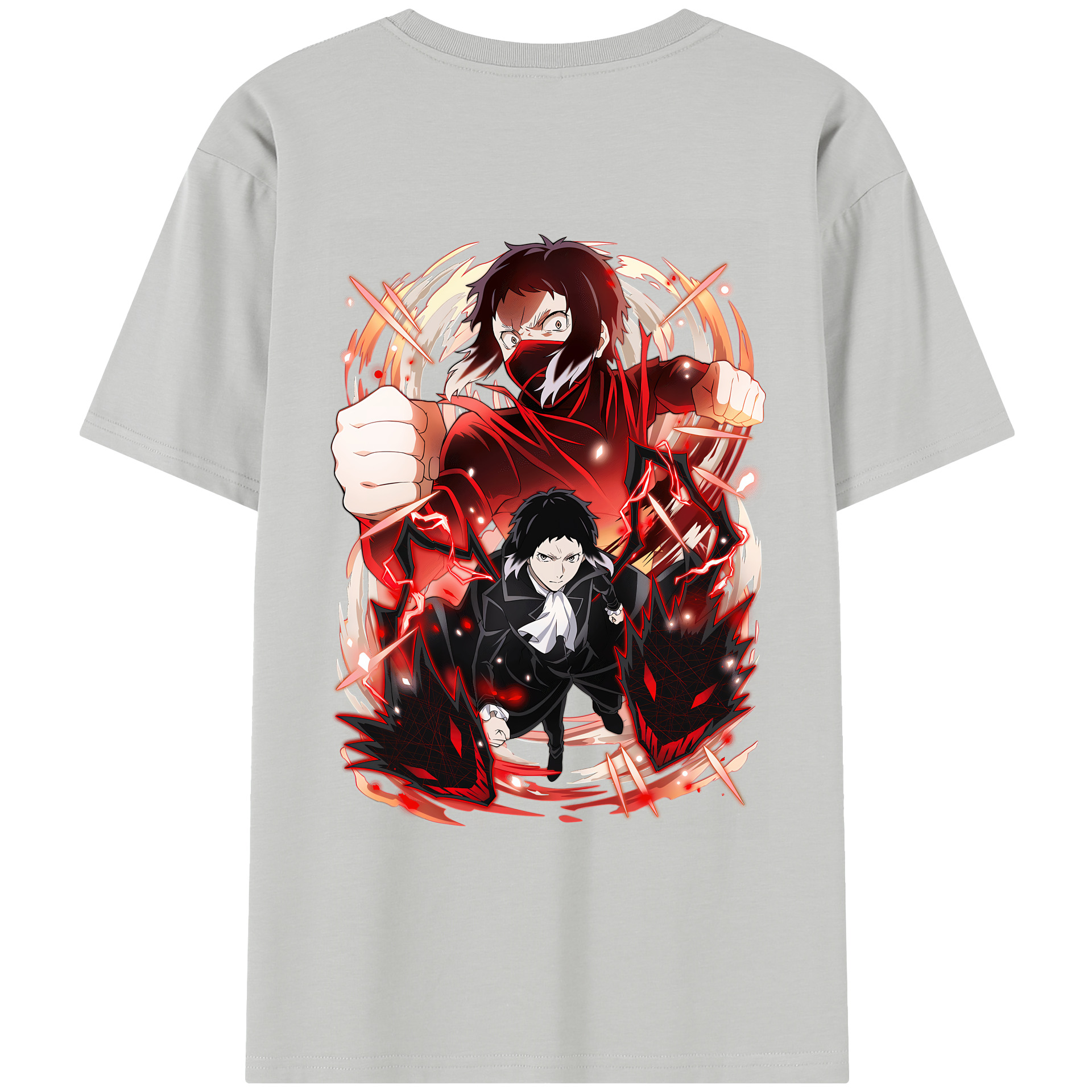文豪ストレイドッグス Bungo Stray Dogs レディース半袖Tシャツ(バックプリント)