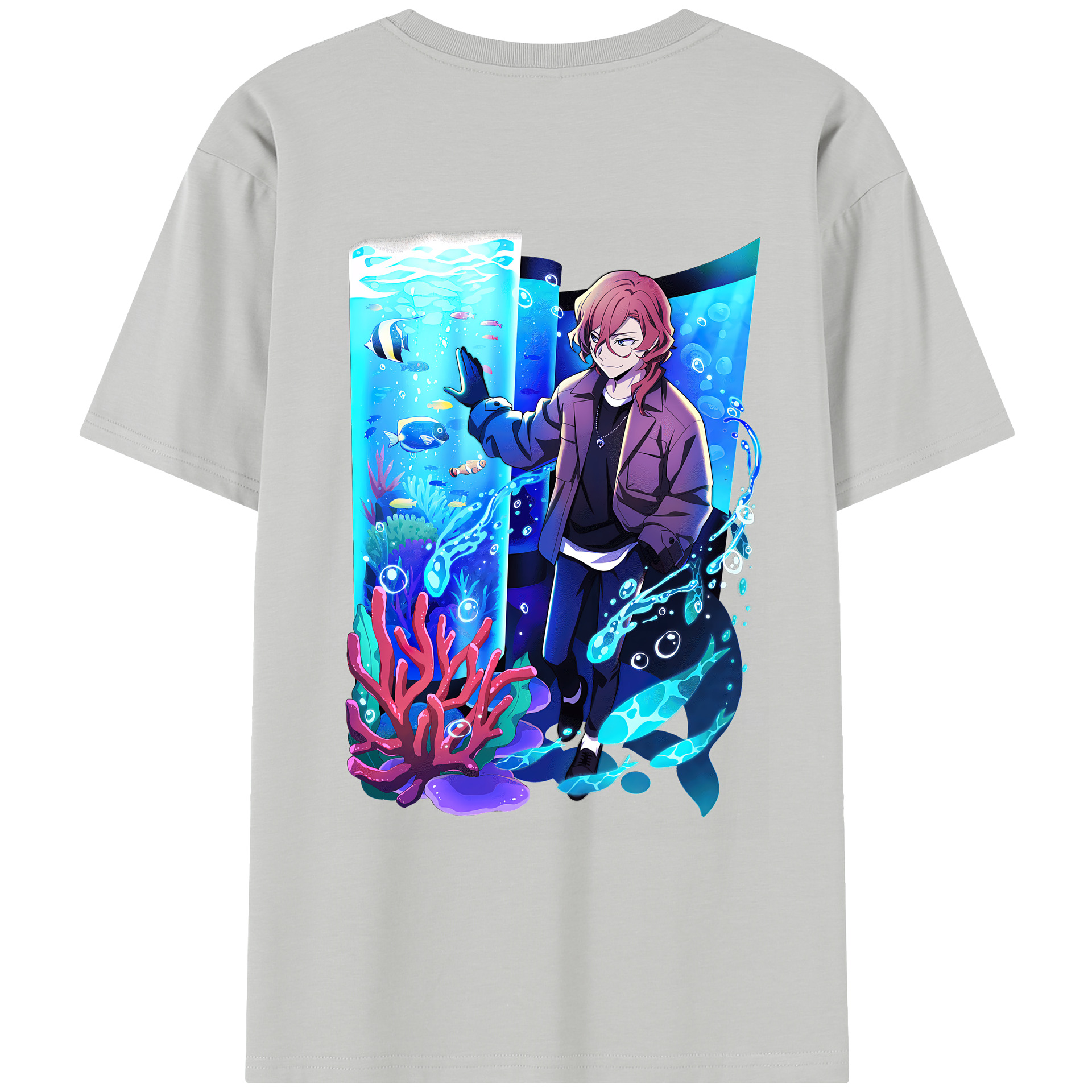 （画像用） 文豪ストレイドッグス Bungo Stray Dogs レディース半袖Tシャツ(バックプリント)