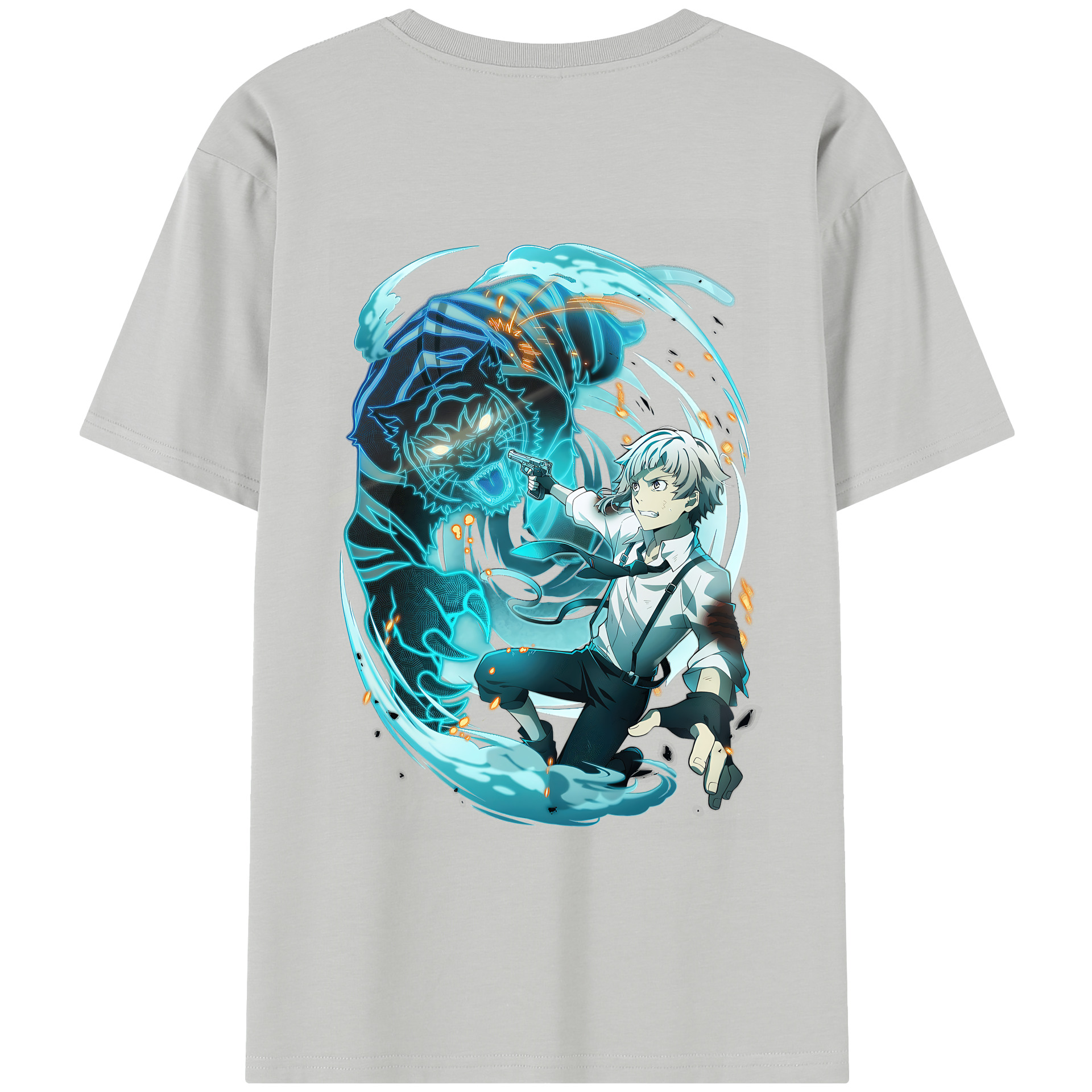 （画像用） 文豪ストレイドッグス Bungo Stray Dogs レディース半袖Tシャツ(バックプリント)