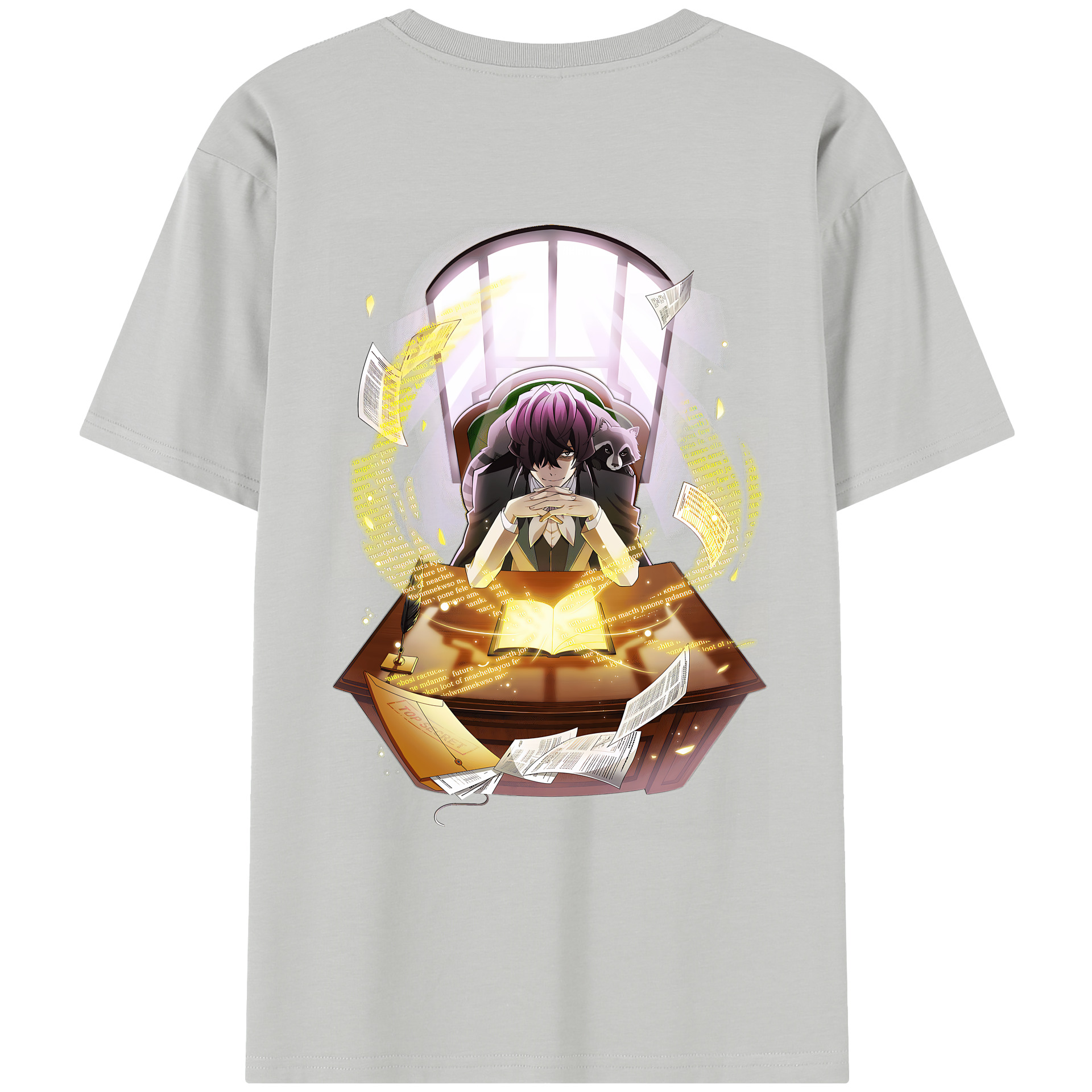 （画像用） 文豪ストレイドッグス Bungo Stray Dogs レディース半袖Tシャツ(バックプリント)