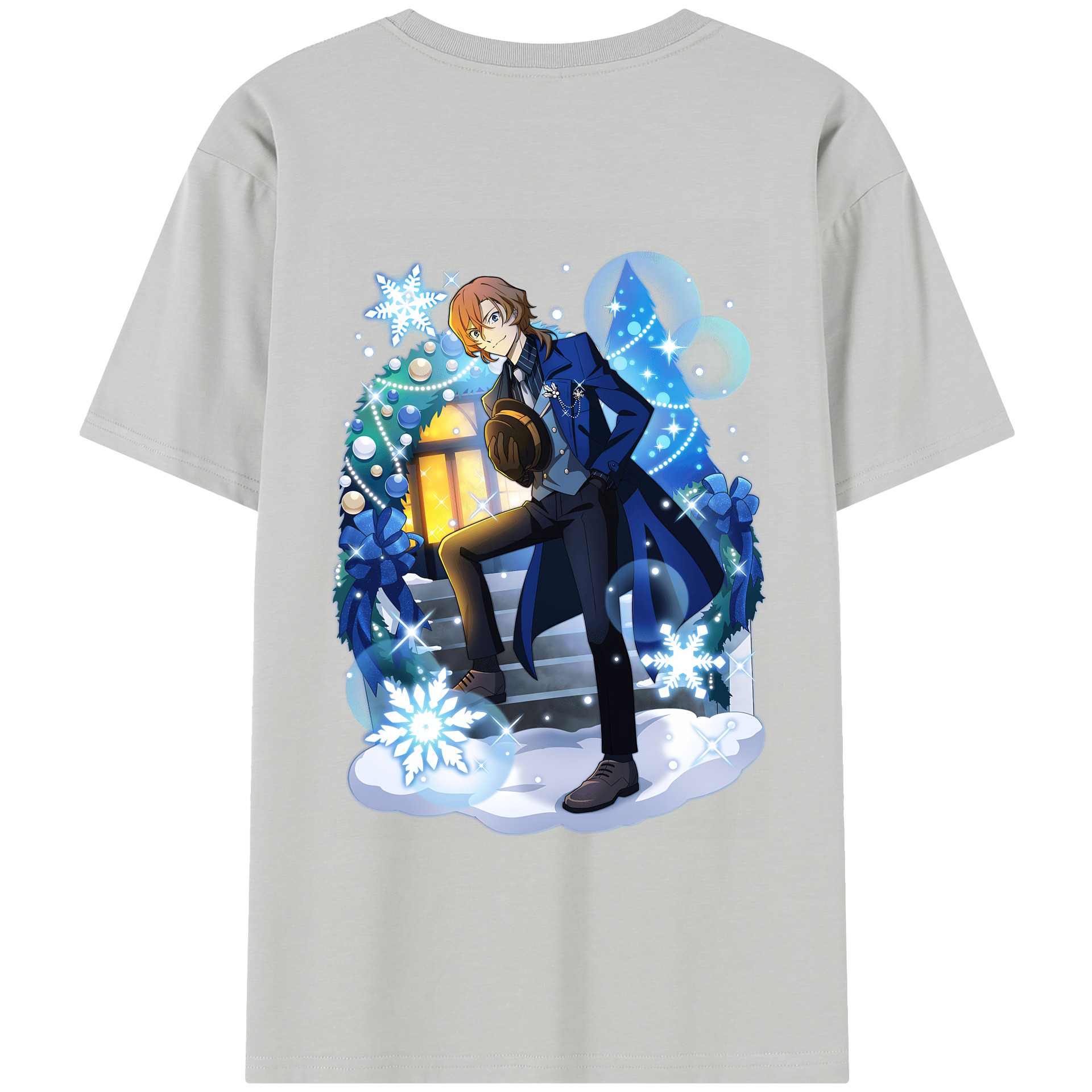 （画像用） 文豪ストレイドッグス Bungo Stray Dogs レディース半袖Tシャツ(バックプリント)