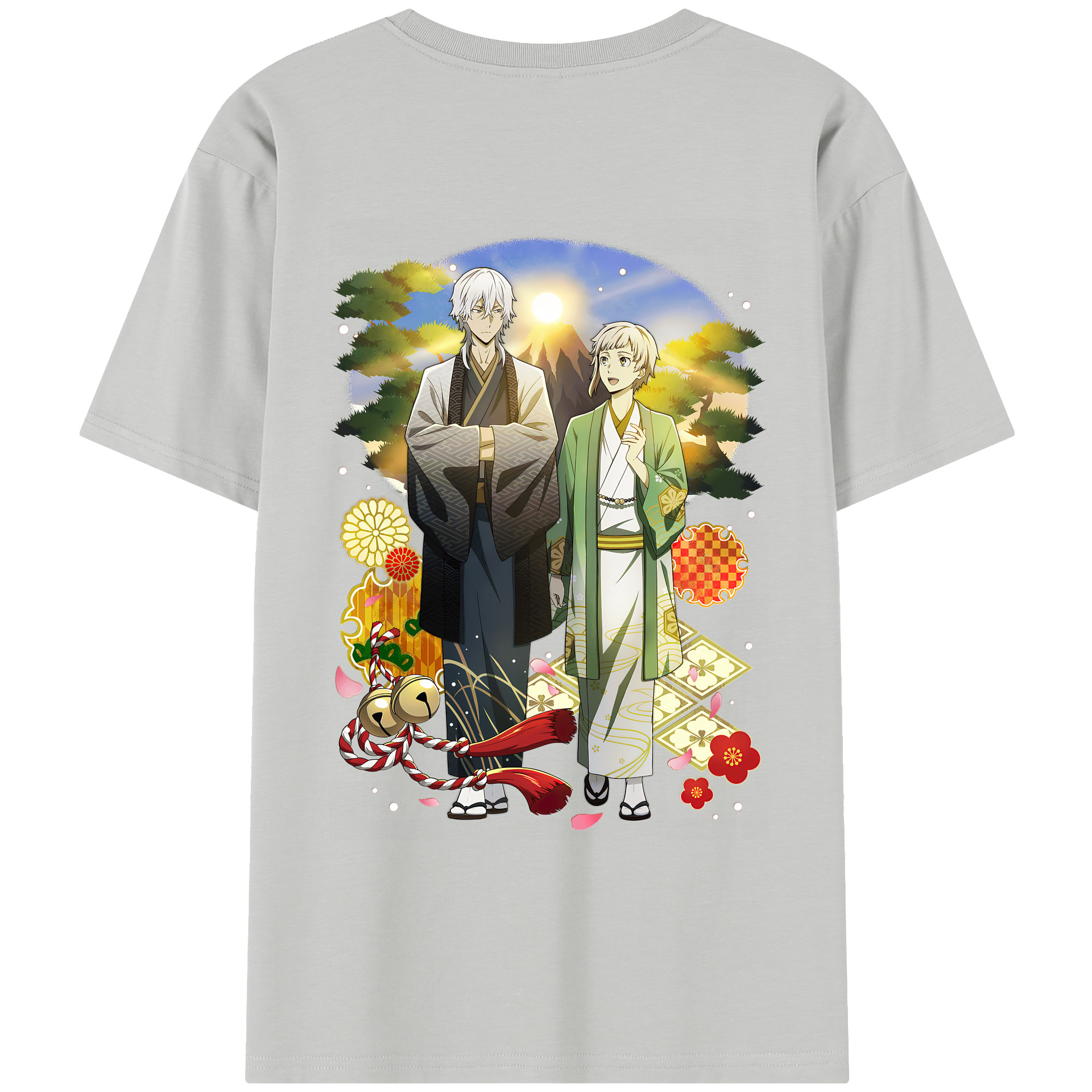 （画像用） 文豪ストレイドッグス Bungo Stray Dogs レディース半袖Tシャツ(バックプリント)