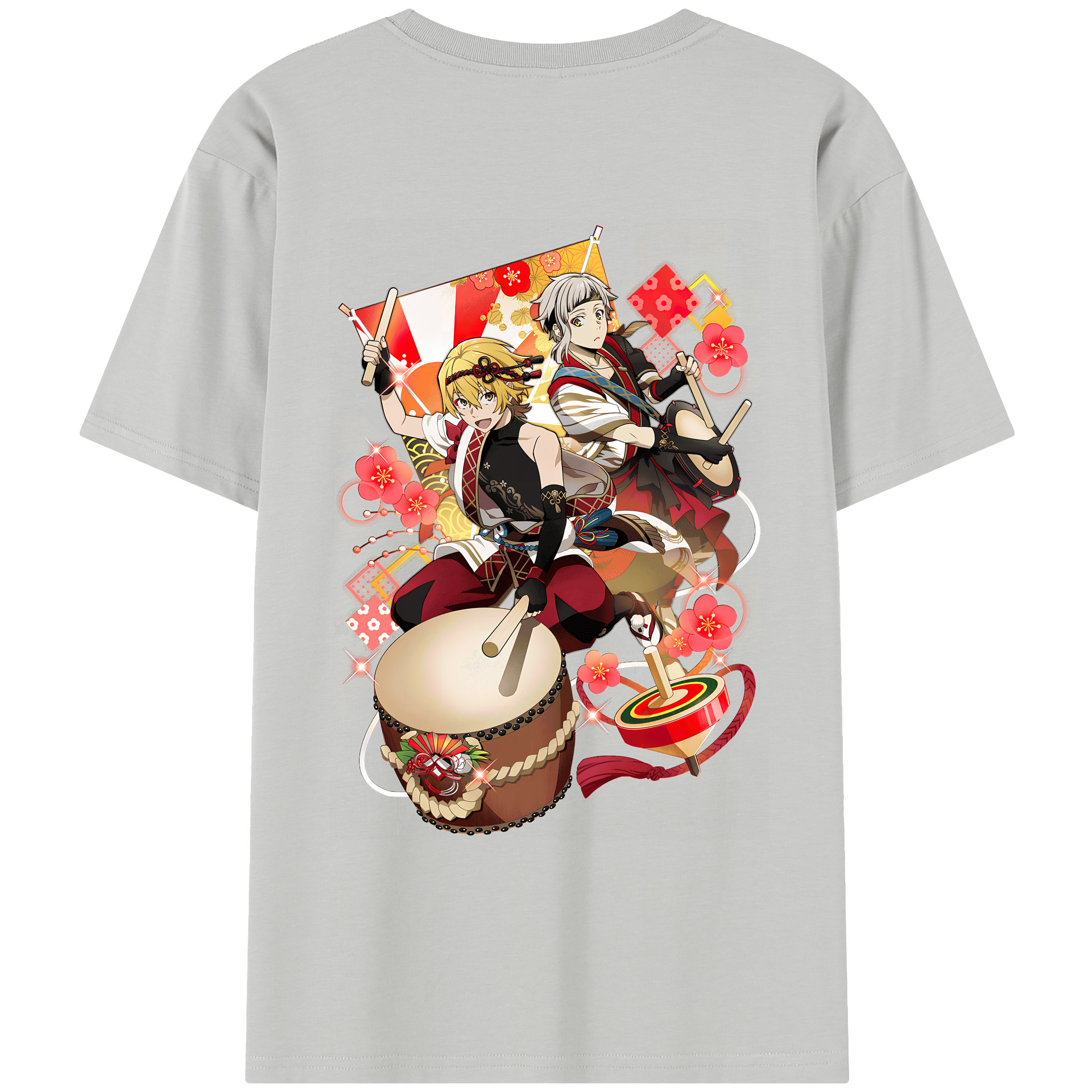 （画像用） 文豪ストレイドッグス Bungo Stray Dogs レディース半袖Tシャツ(バックプリント)