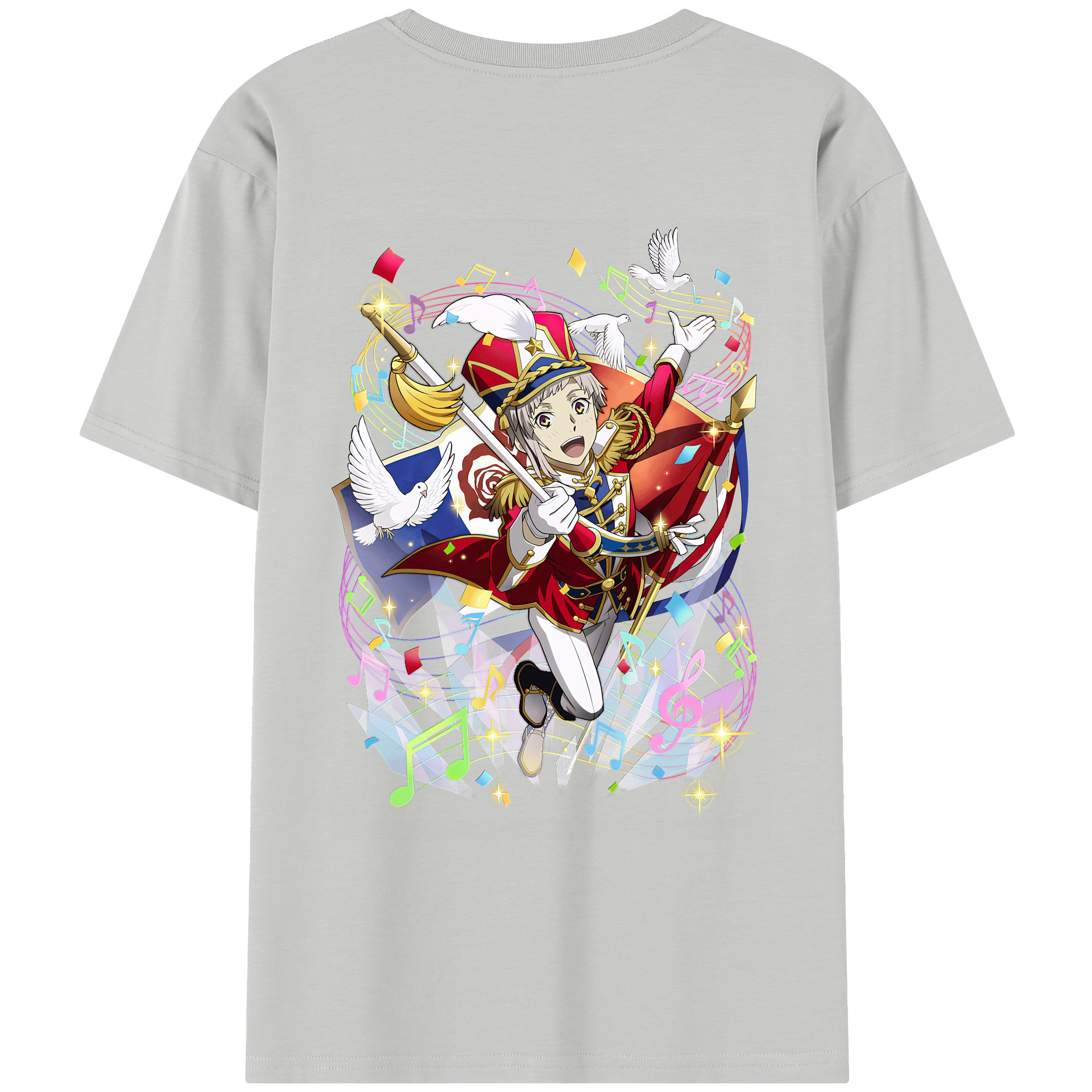 （画像用） 文豪ストレイドッグス Bungo Stray Dogs レディース半袖Tシャツ(バックプリント)