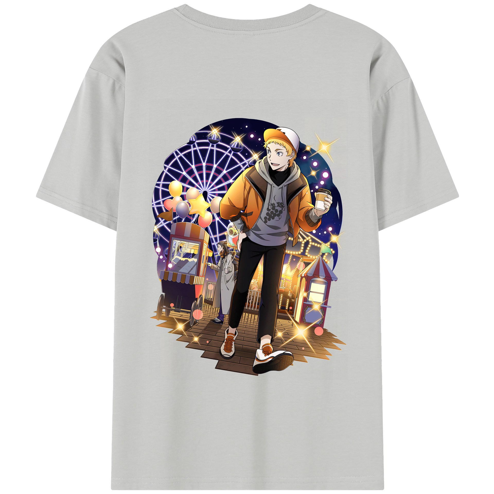 （画像用） 文豪ストレイドッグス Bungo Stray Dogs レディース半袖Tシャツ(バックプリント)
