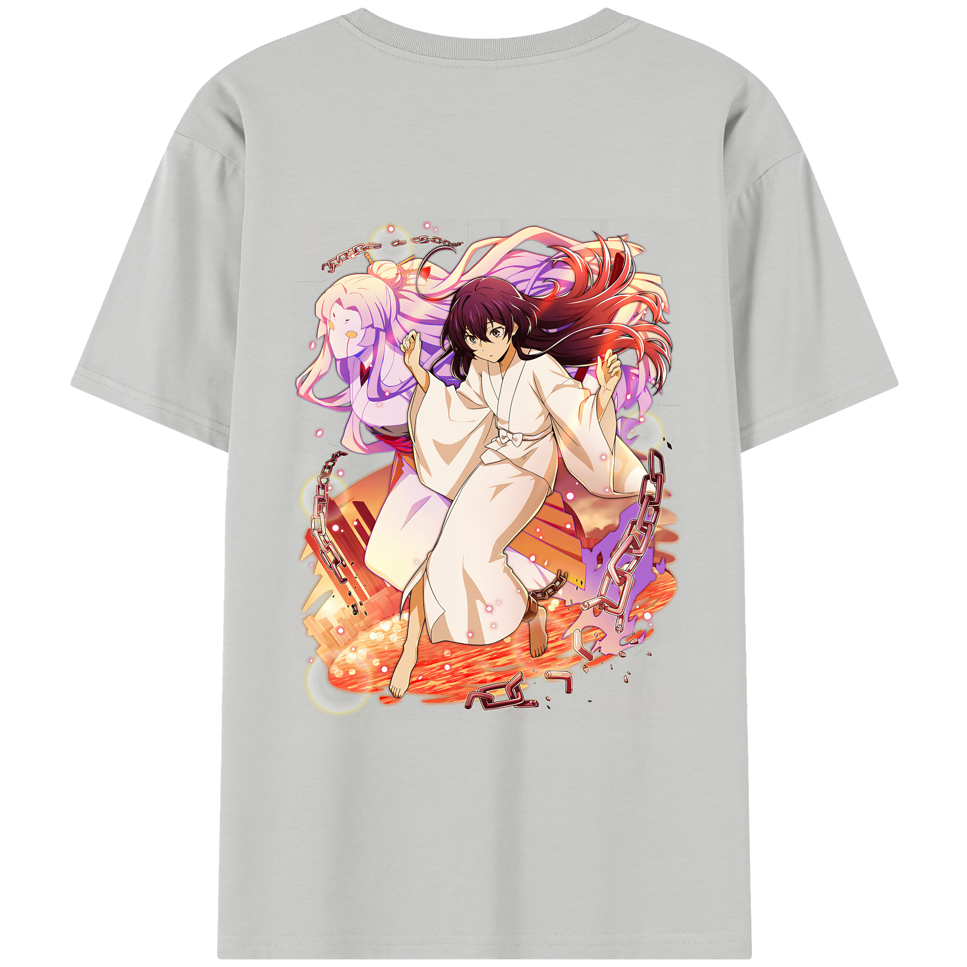 （画像用） 文豪ストレイドッグス Bungo Stray Dogs レディース半袖Tシャツ(バックプリント)