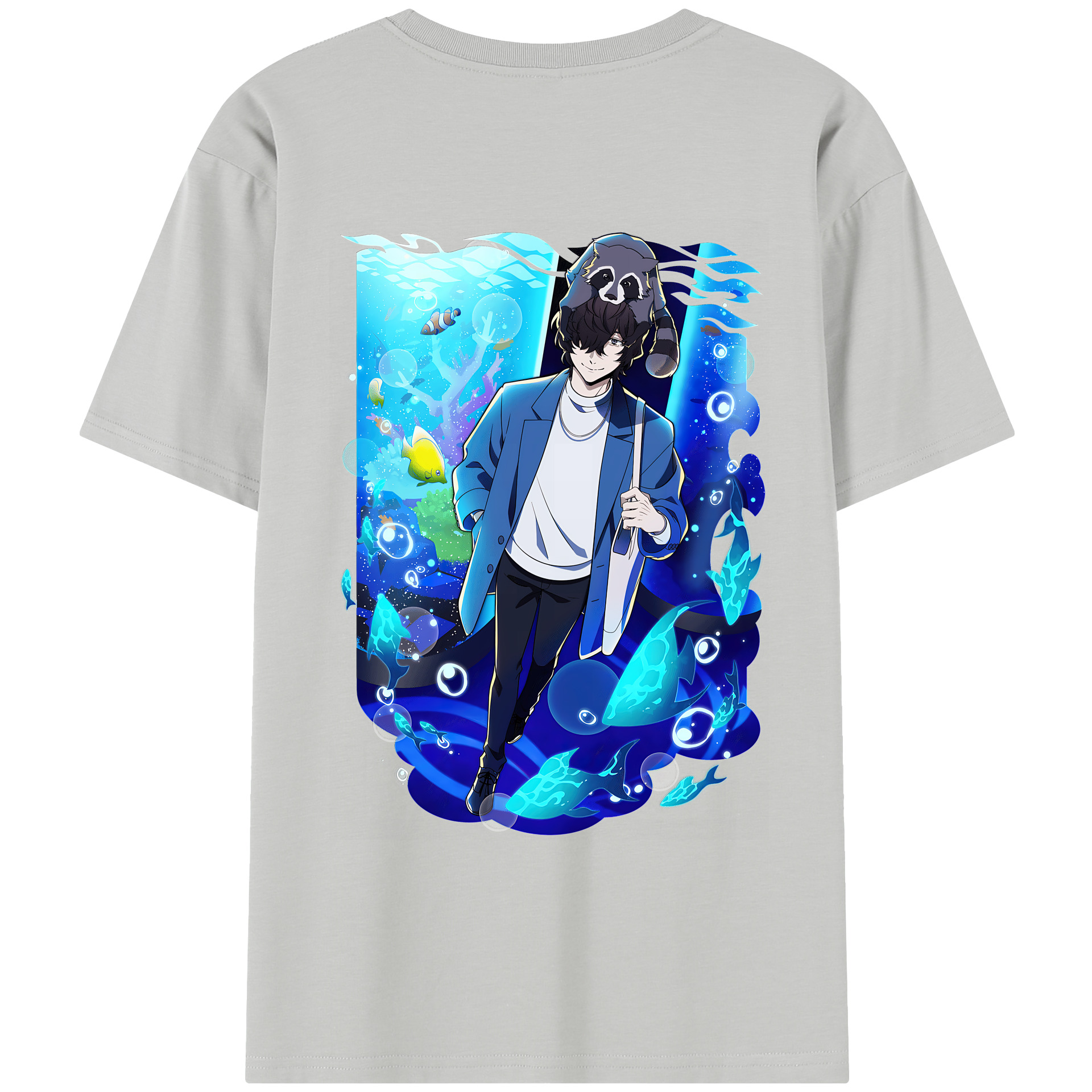 （画像用） 文豪ストレイドッグス Bungo Stray Dogs レディース半袖Tシャツ(バックプリント)