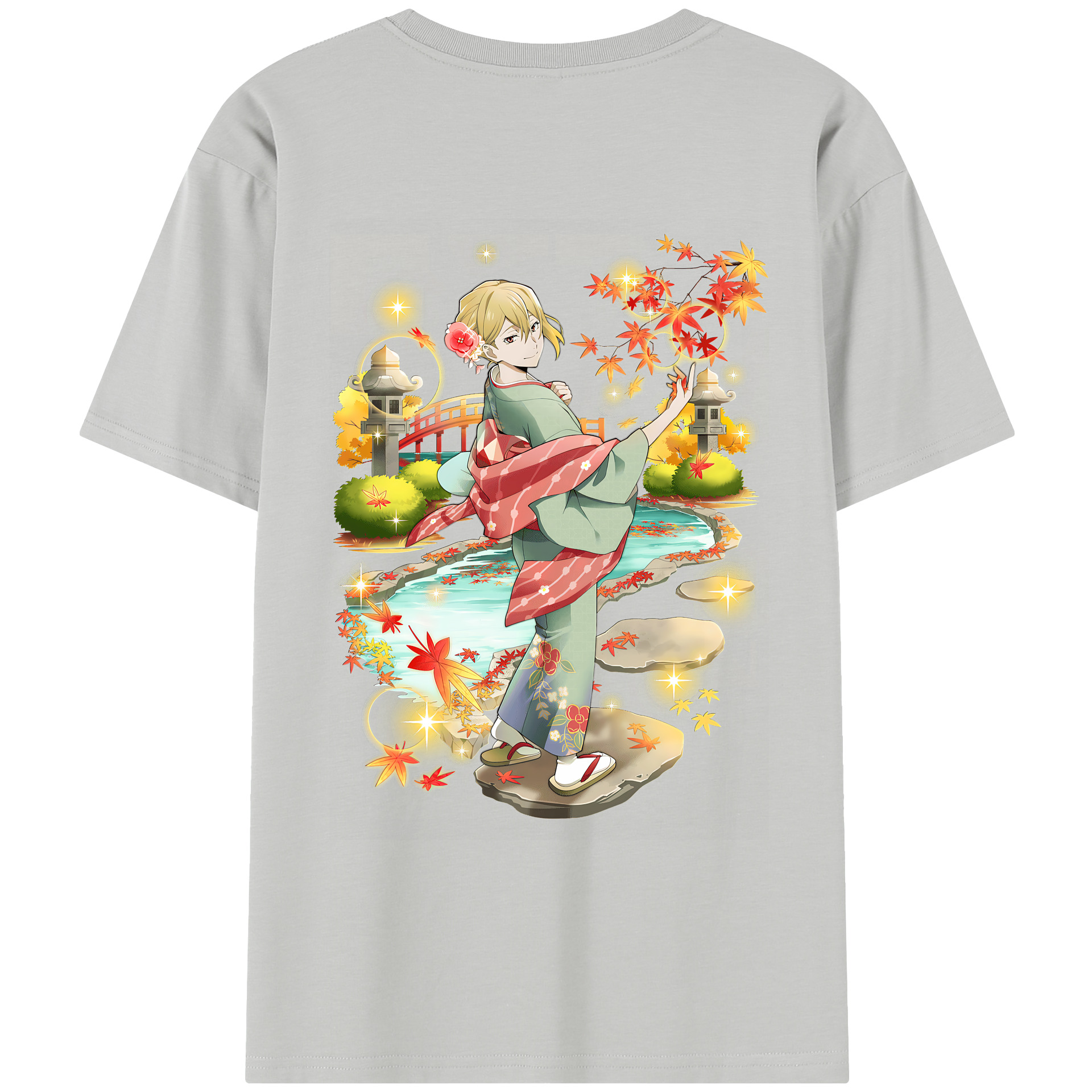 （画像用） 文豪ストレイドッグス Bungo Stray Dogs レディース半袖Tシャツ(バックプリント)