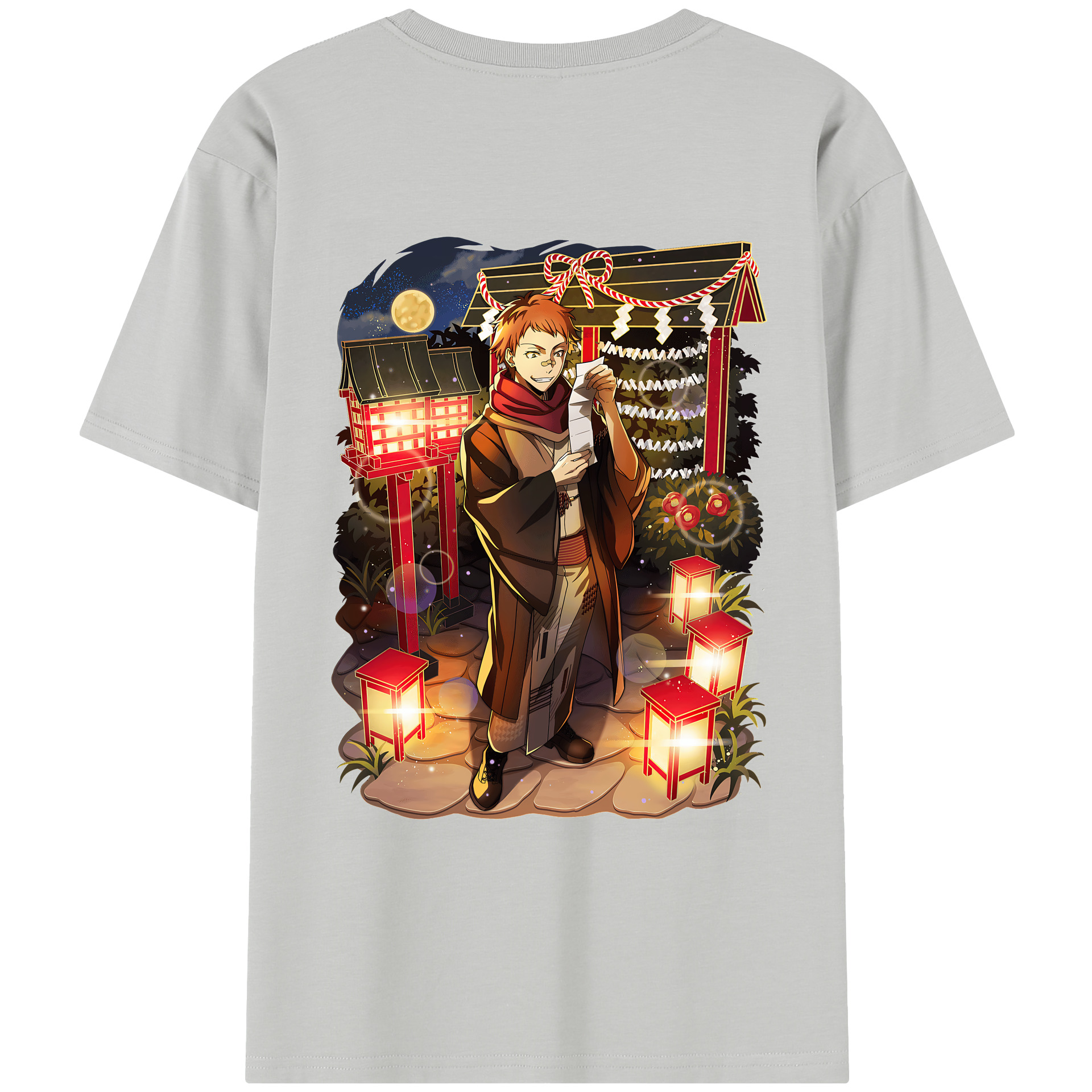 （画像用） 文豪ストレイドッグス Bungo Stray Dogs レディース半袖Tシャツ(バックプリント)