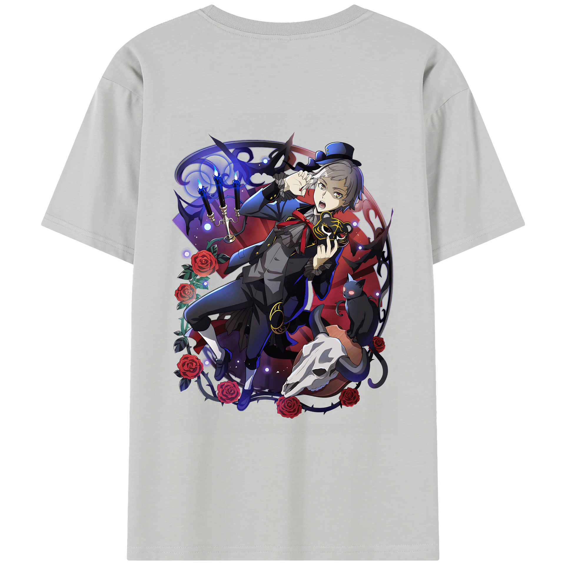 （画像用） 文豪ストレイドッグス Bungo Stray Dogs レディース半袖Tシャツ(バックプリント)