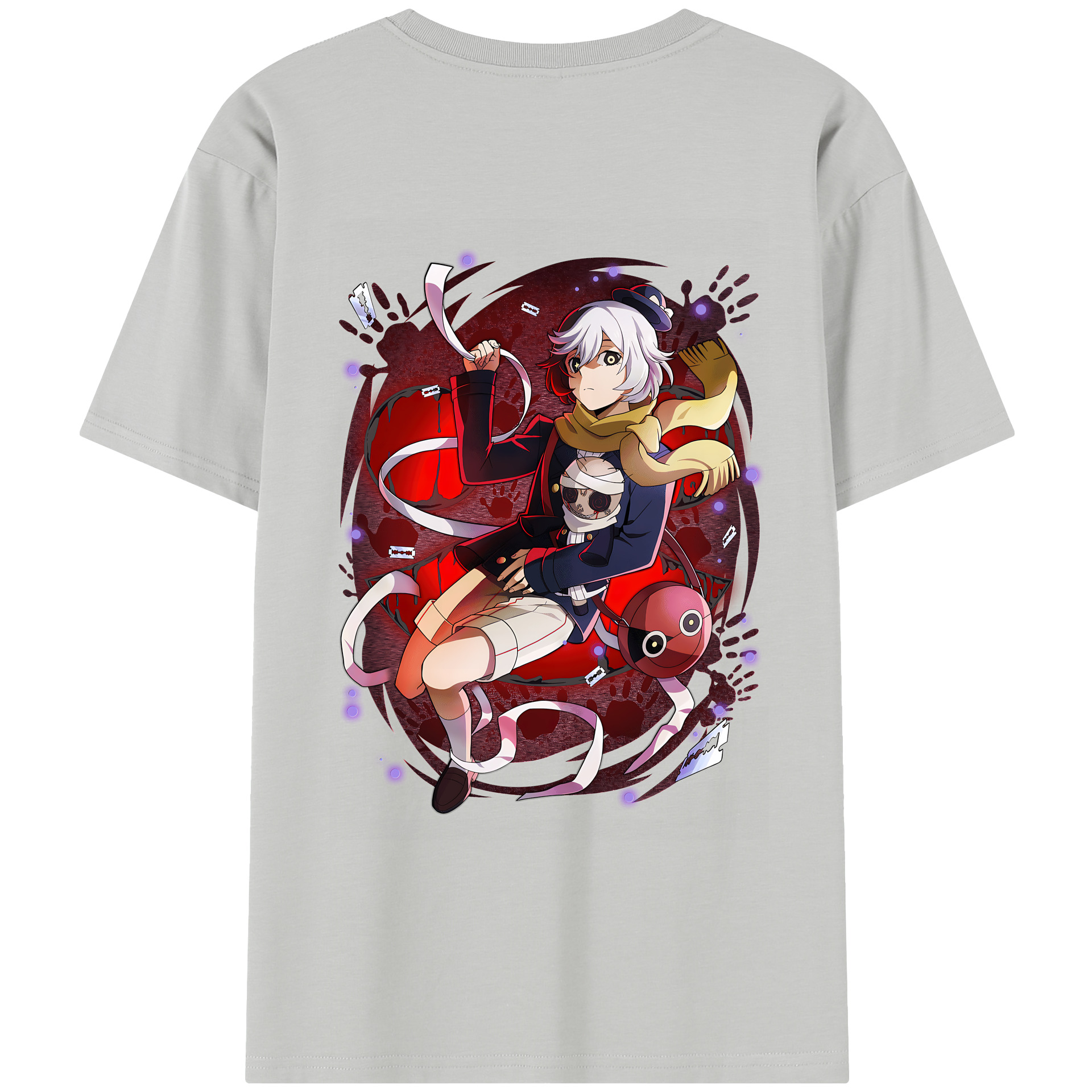 （画像用） 文豪ストレイドッグス Bungo Stray Dogs レディース半袖Tシャツ(バックプリント)