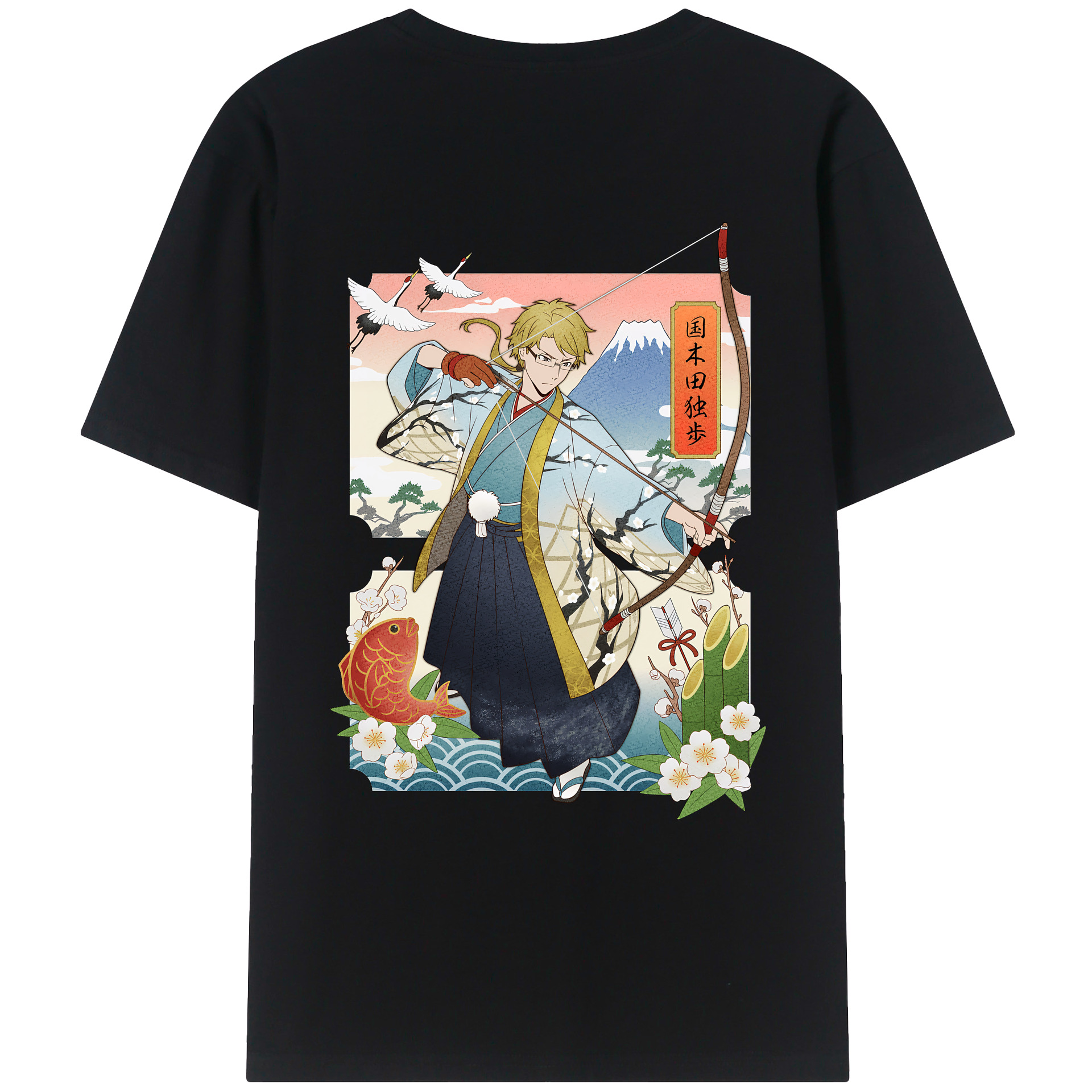 （画像用） 文豪ストレイドッグス Bungo Stray Dogs レディース半袖Tシャツ(バックプリント)