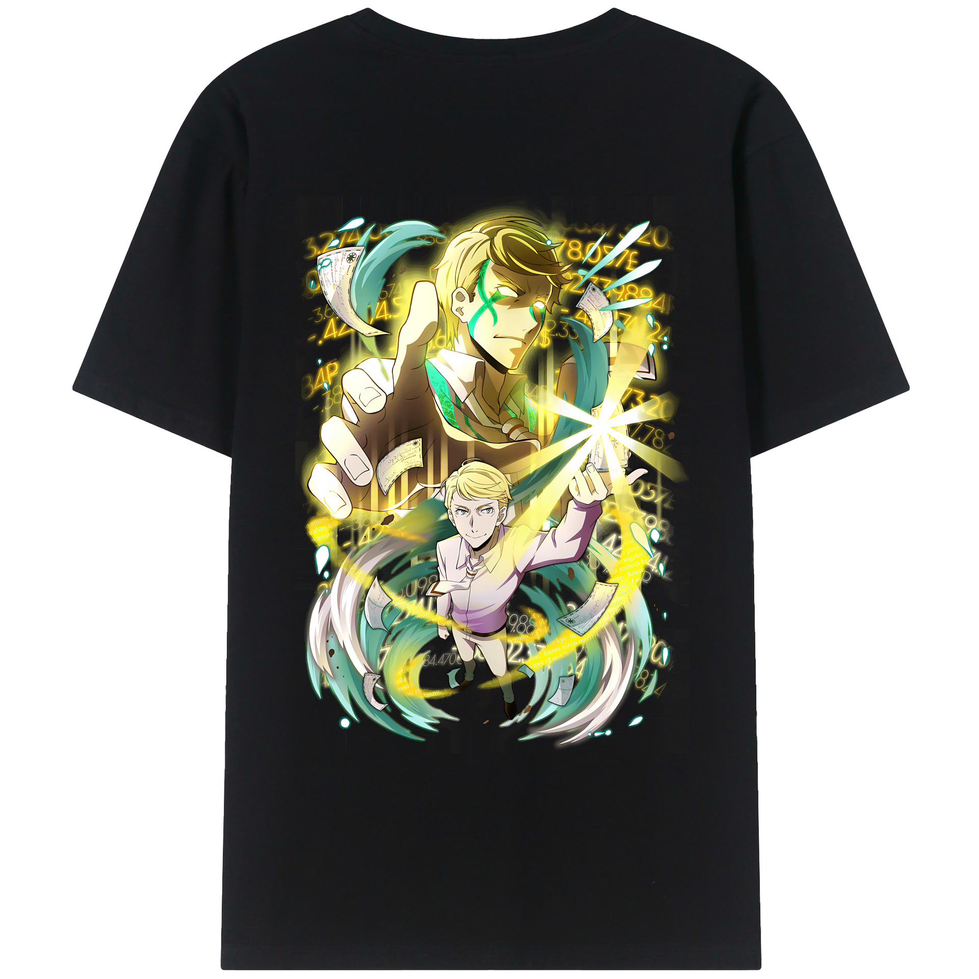 （画像用） 文豪ストレイドッグス Bungo Stray Dogs レディース半袖Tシャツ(バックプリント)