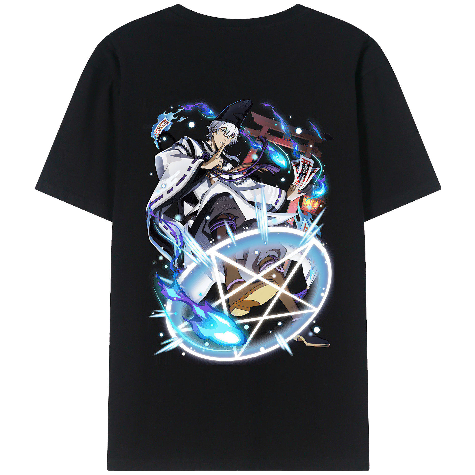 （画像用） 文豪ストレイドッグス Bungo Stray Dogs レディース半袖Tシャツ(バックプリント)