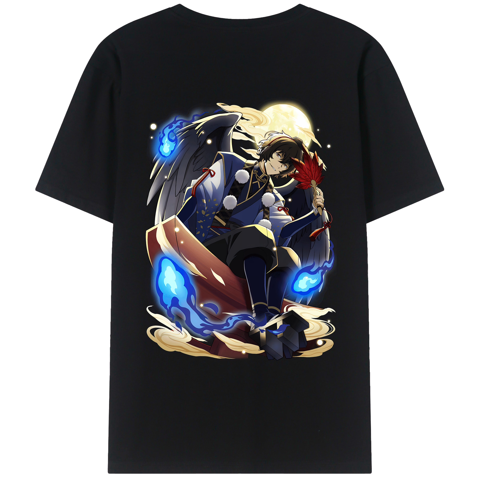 （画像用） 文豪ストレイドッグス Bungo Stray Dogs レディース半袖Tシャツ(バックプリント)