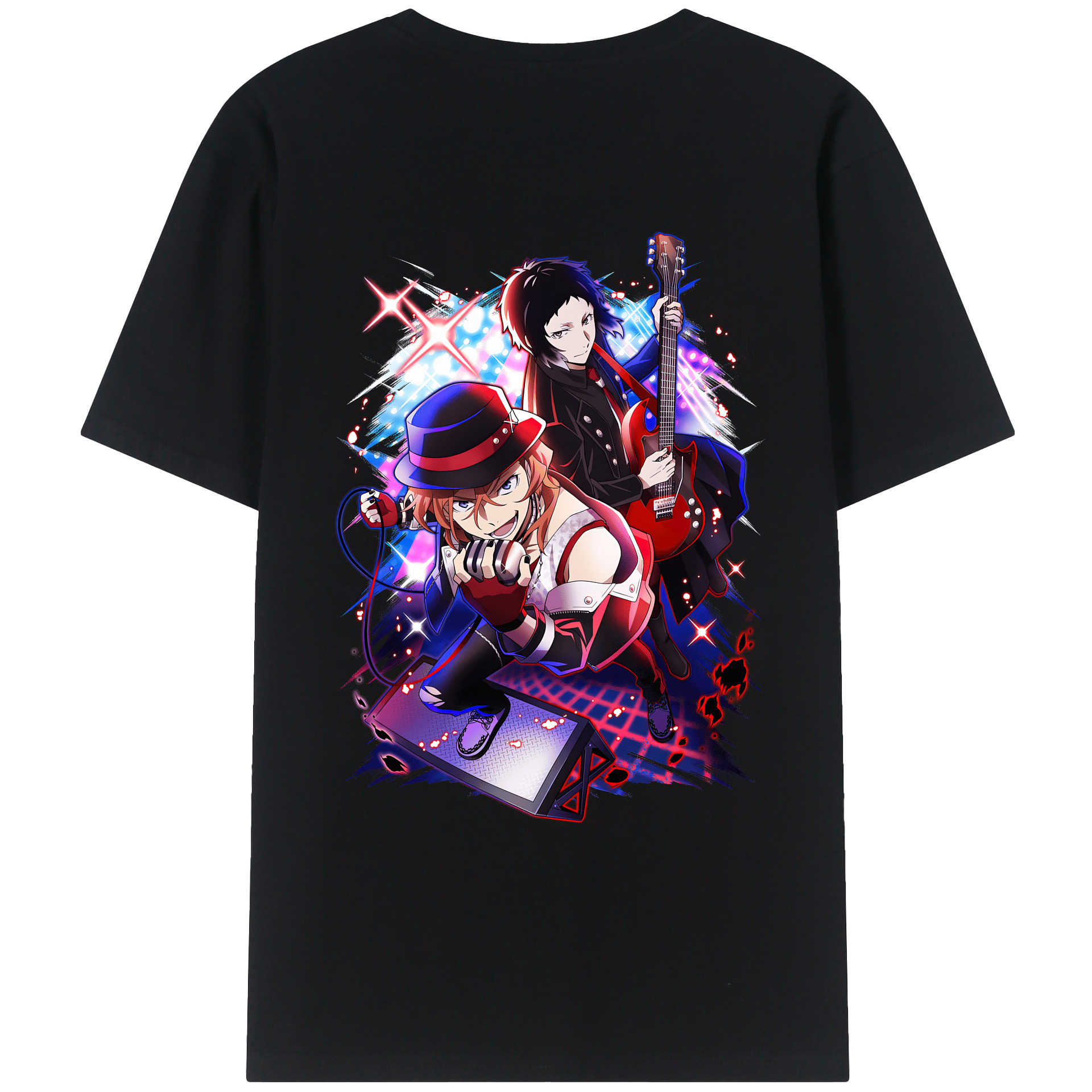 （画像用） 文豪ストレイドッグス Bungo Stray Dogs レディース半袖Tシャツ(バックプリント)