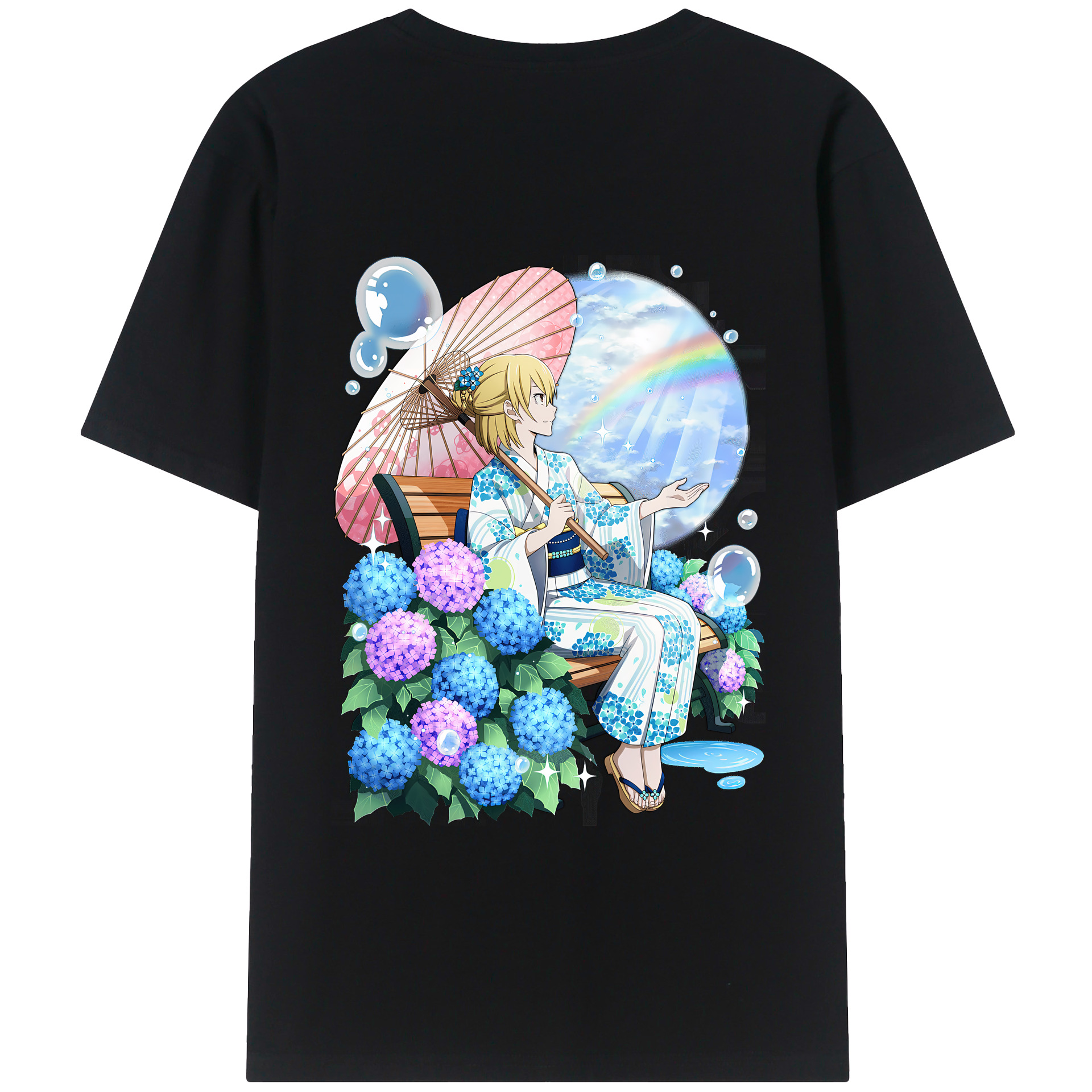 （画像用） 文豪ストレイドッグス Bungo Stray Dogs レディース半袖Tシャツ(バックプリント)